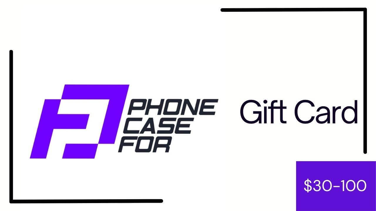 Phone Case For gift card ranging from $30 to $100 for aesthetic and durable iPhone cases and accessories