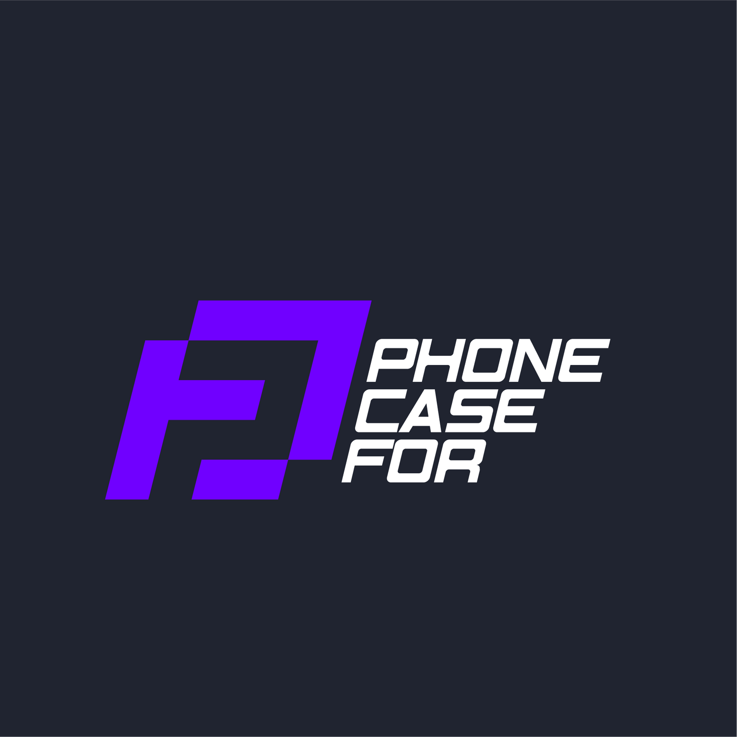 Phone Case for iPhone 13 Pro logo on a dark background