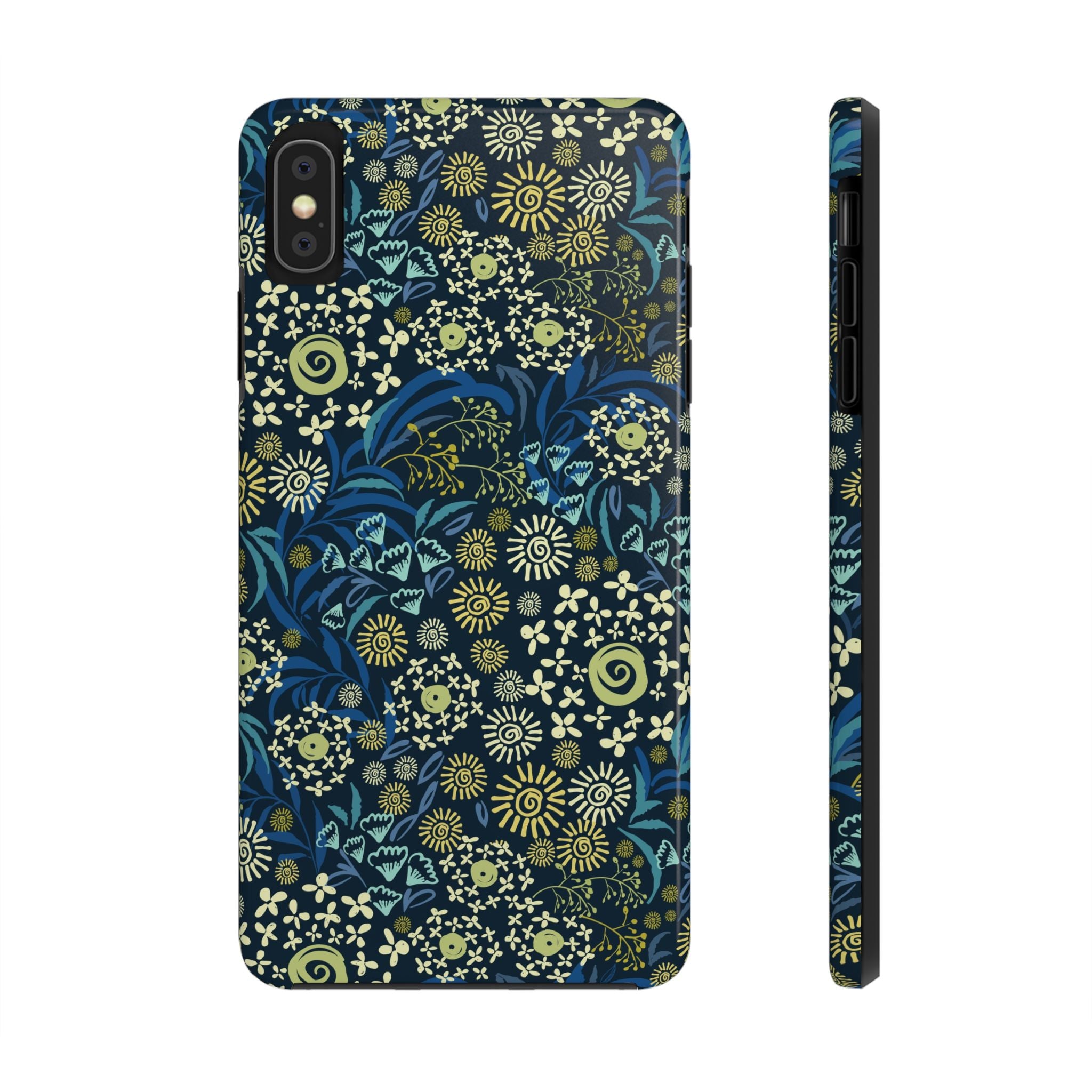 Botanic Breeze Blue Floral iPhone Case | Cute iPhone Case Cover for Phone Protection | Whimsical Design | Floral Lover Must-Have