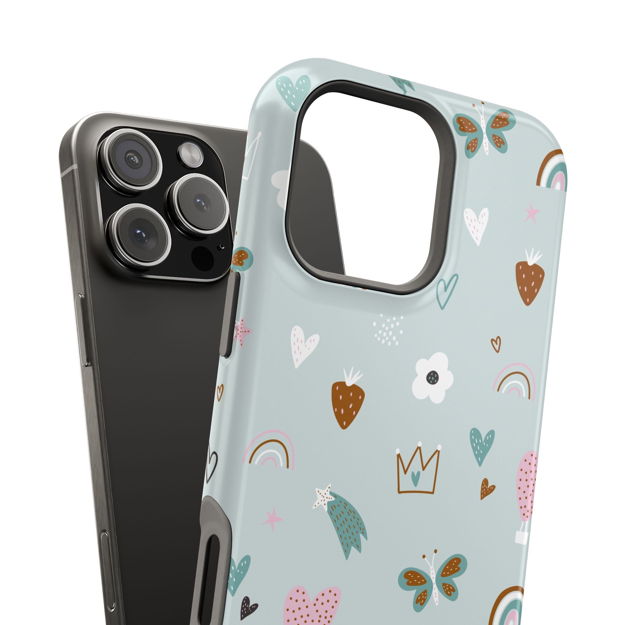 Doodle Delight | Teal Charms Case