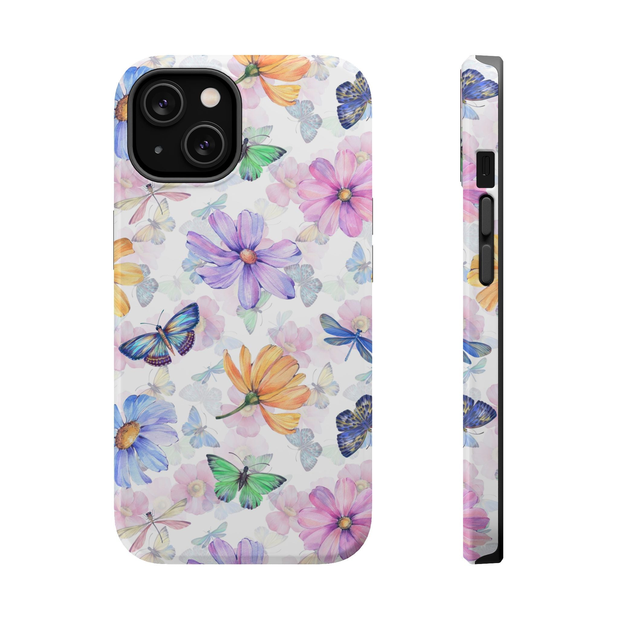 Fluttering Blooms | Watercolor Butterfly Case