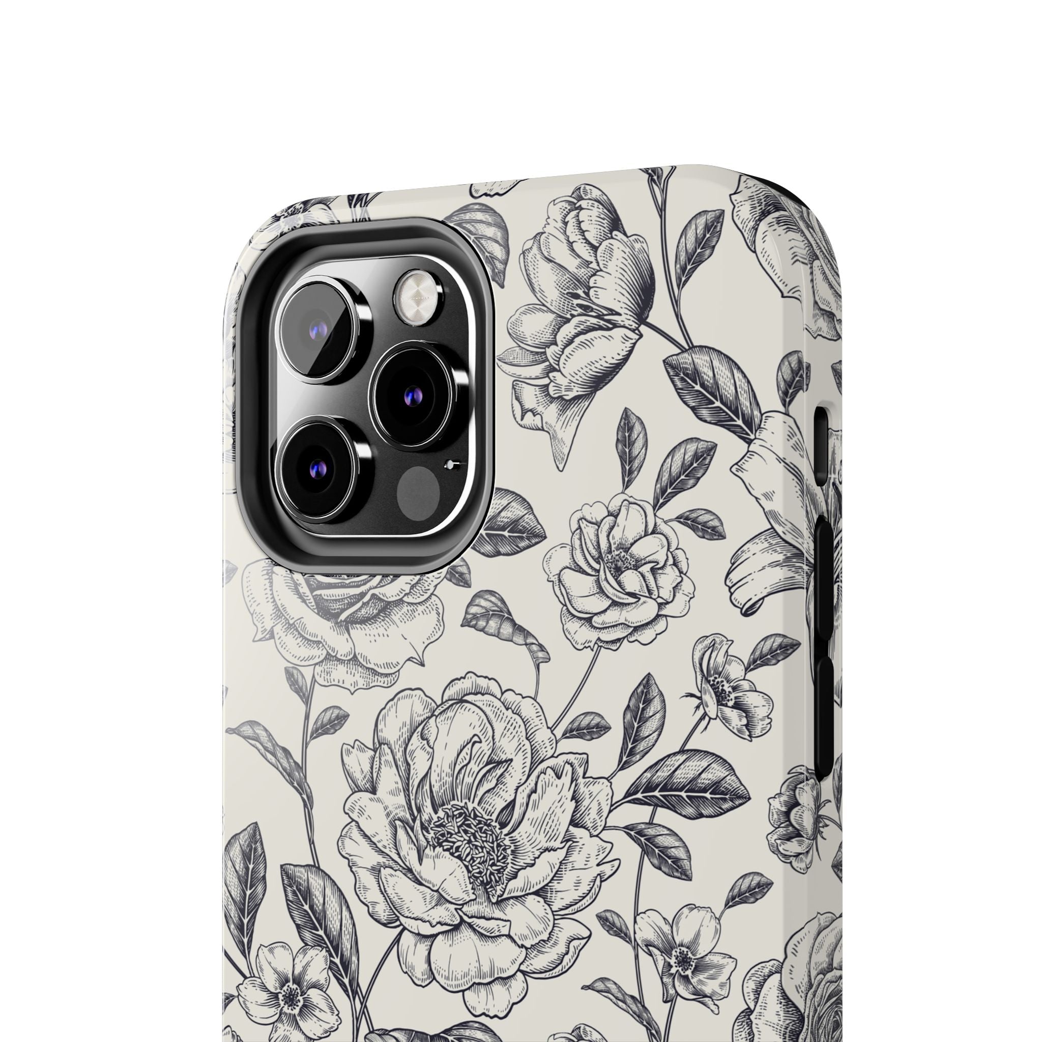 Vintage Memories | Black Flower Case