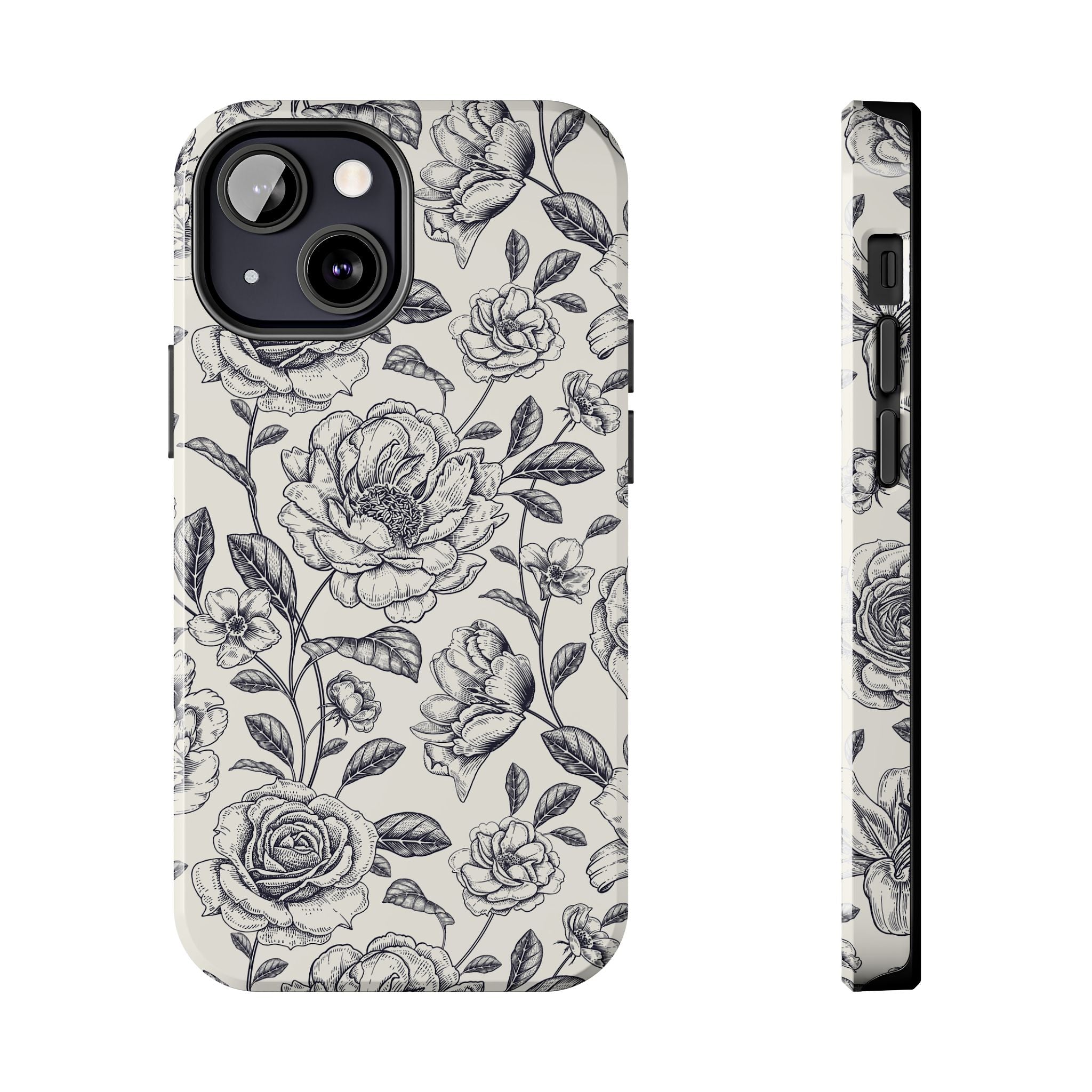 Vintage Memories | Black Flower Case