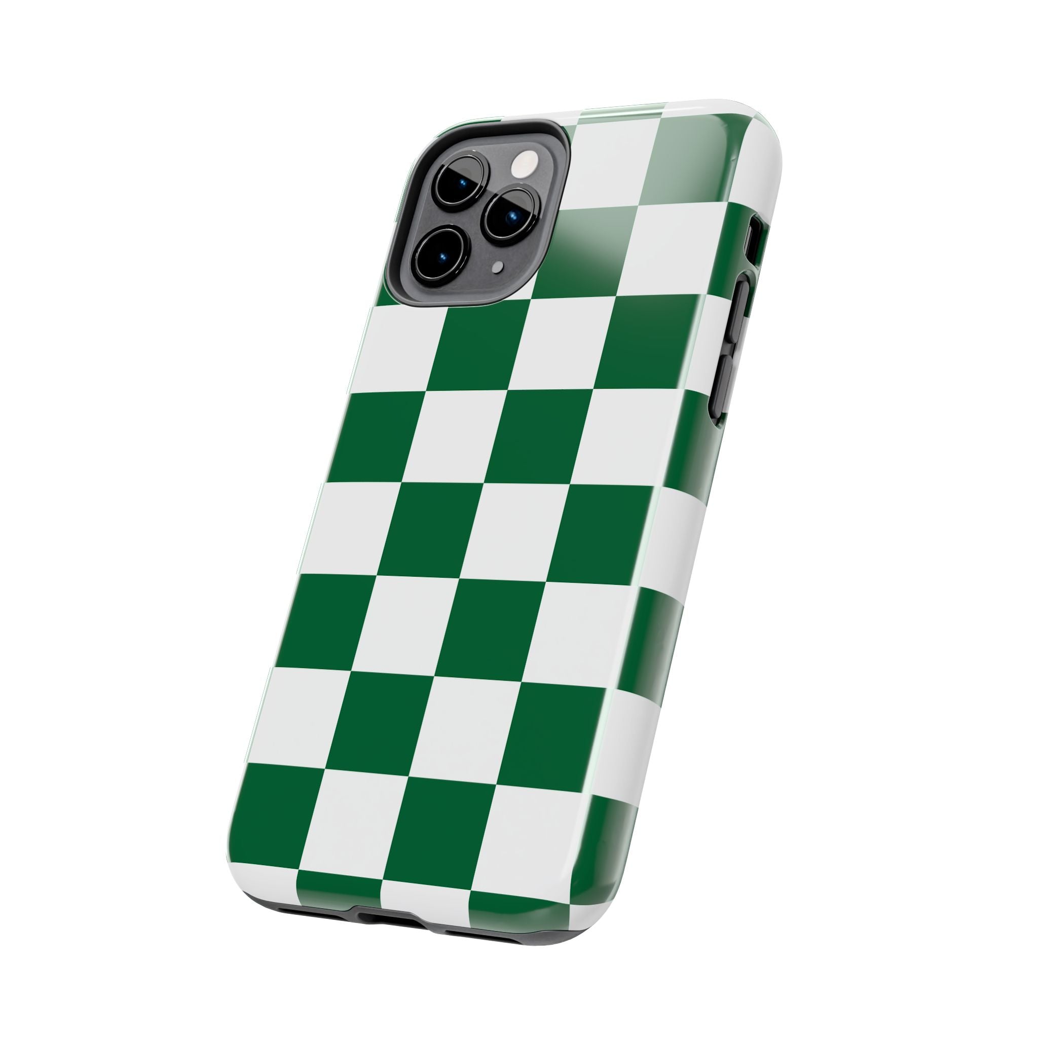 Effortlessly Chic | Green Checkered Case