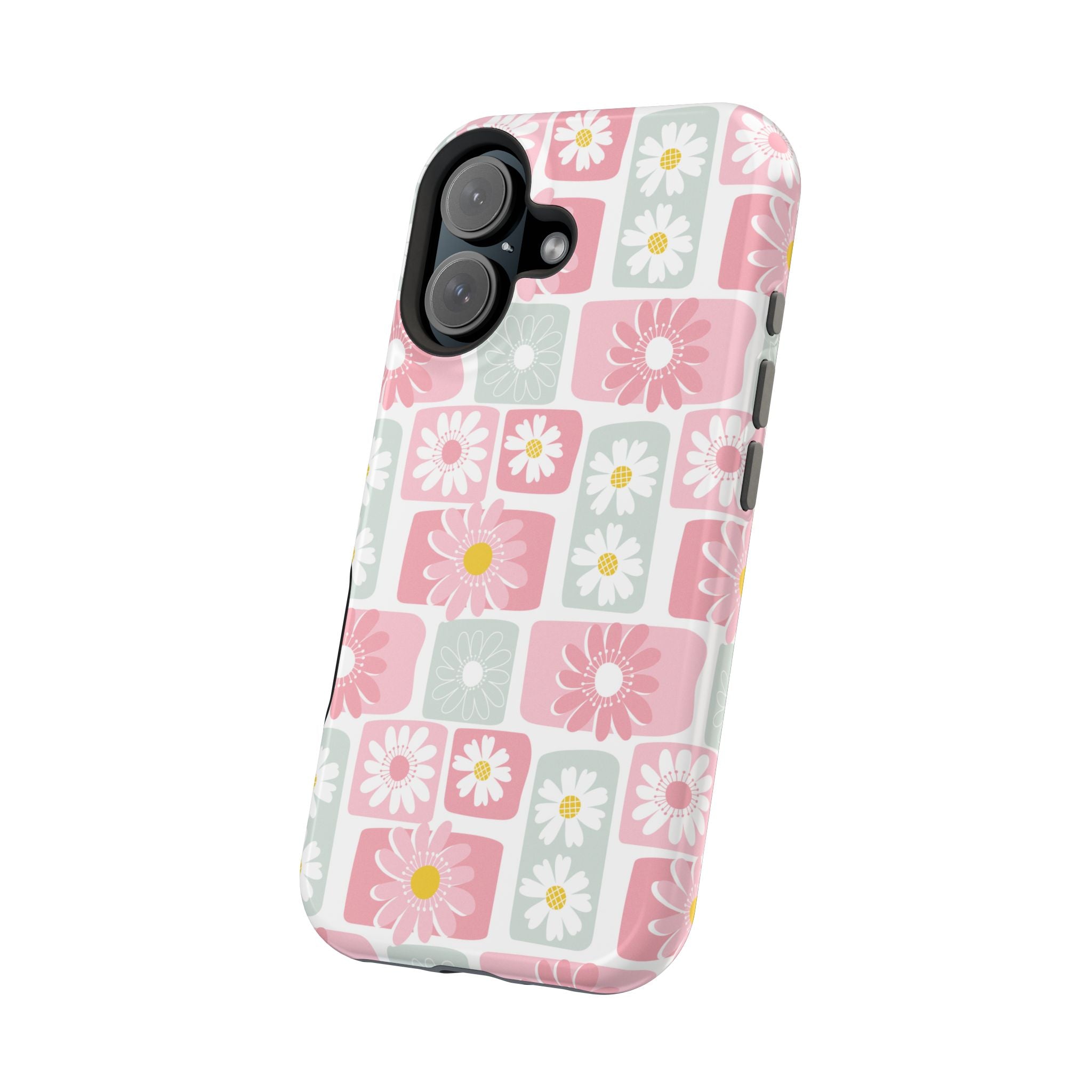 Daisy Craze | Checkered Floral Case