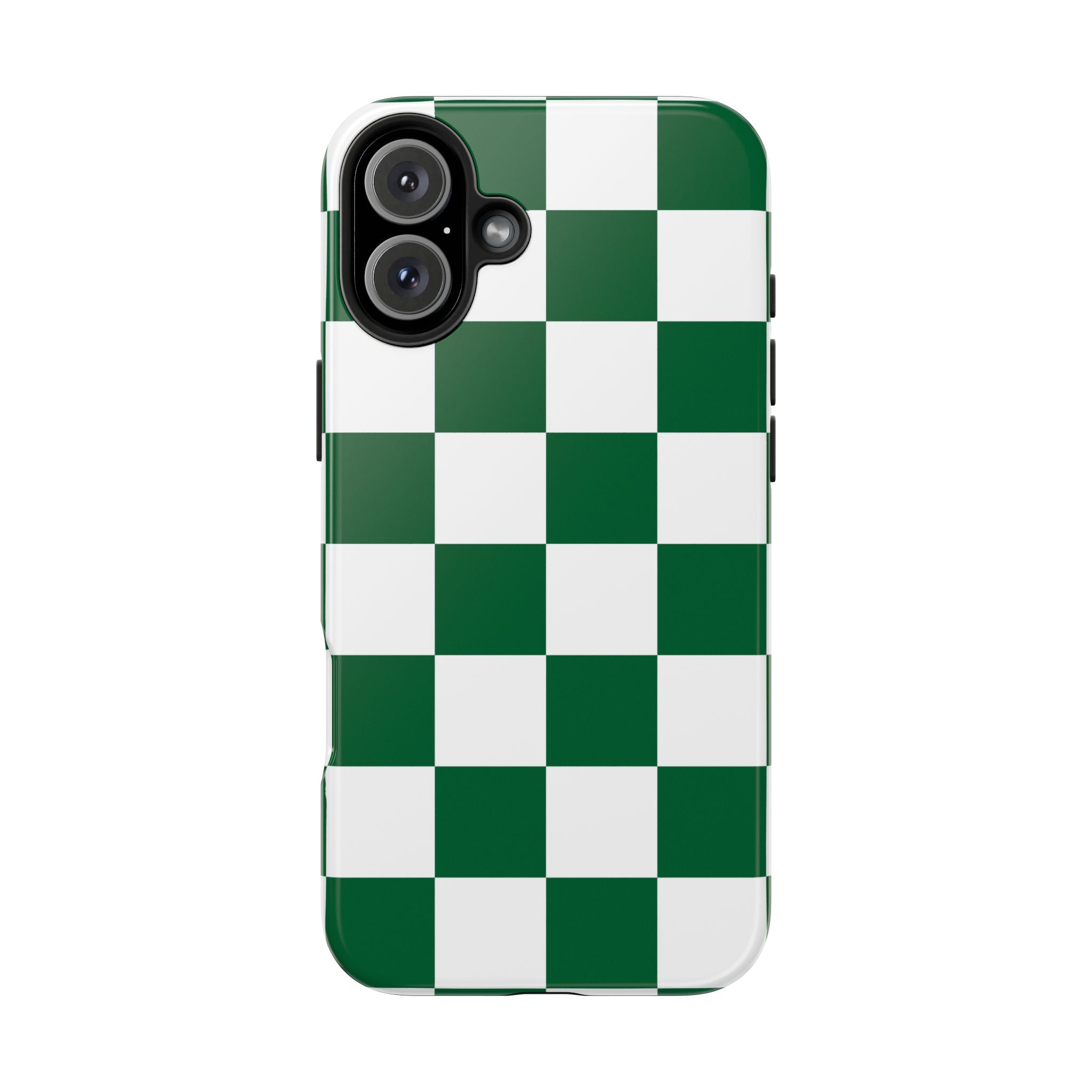 Effortlessly Chic | Green Checkered Case