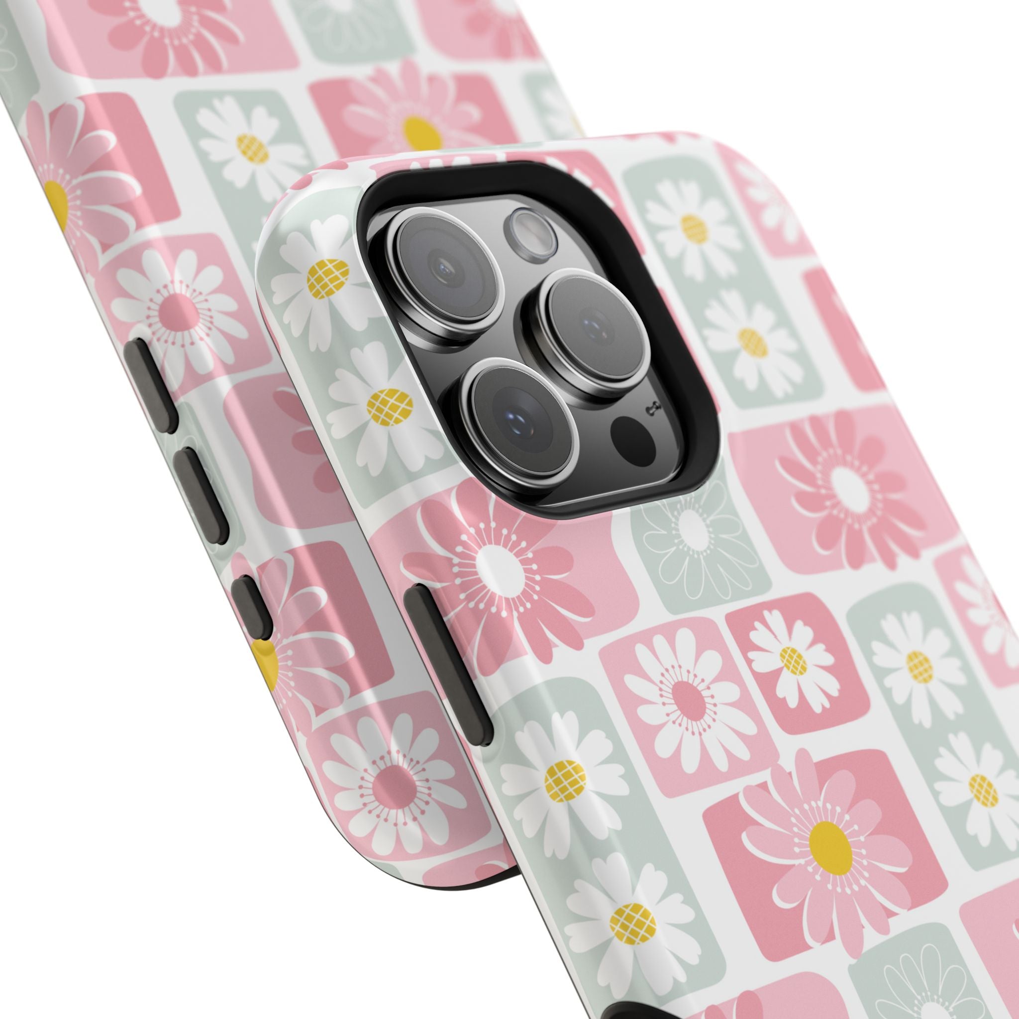 Daisy Craze | Checkered Floral Case