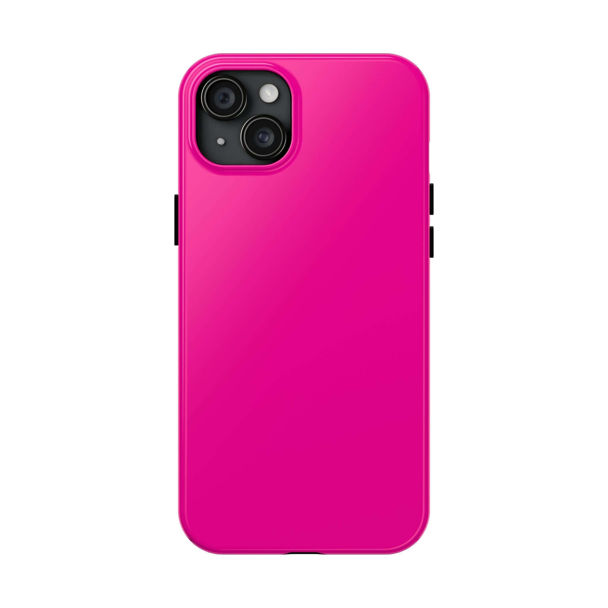 Neon pink iPhone case from cutest phone cases websites offering free shipping.