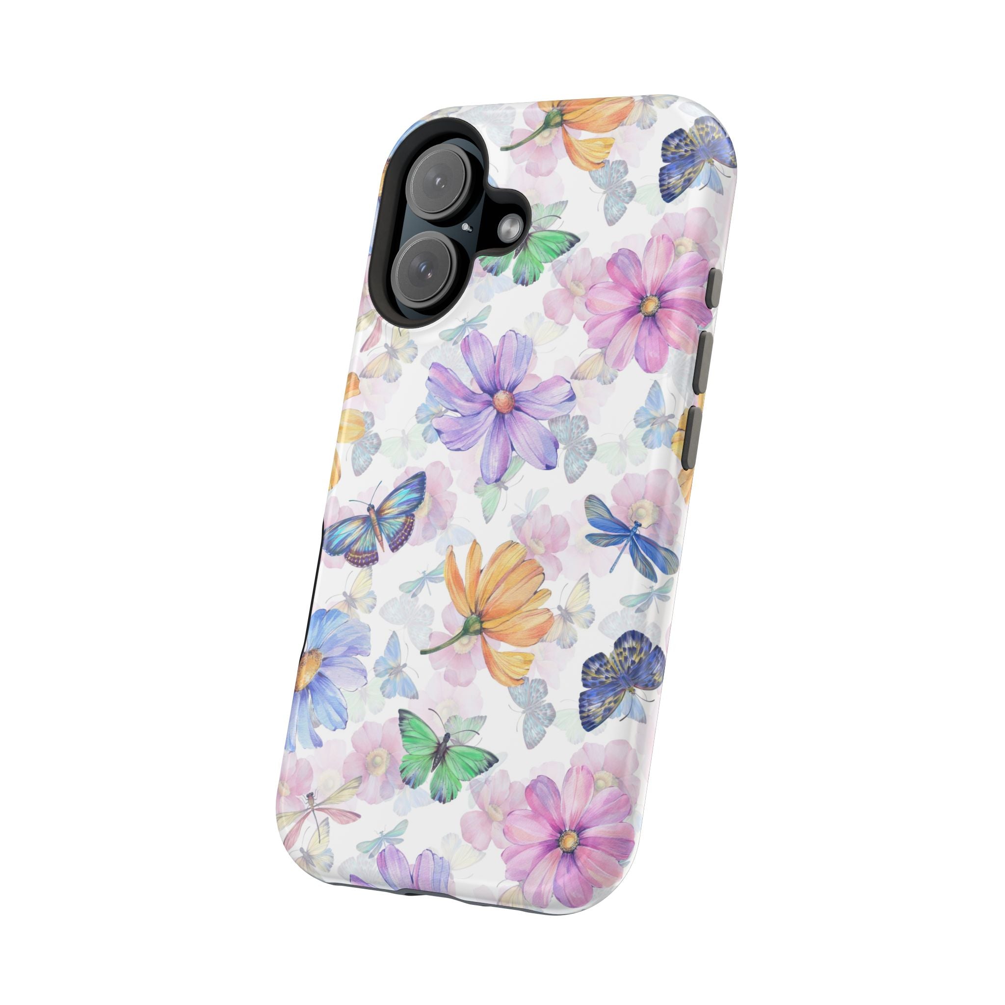 Fluttering Blooms | Watercolor Butterfly Case