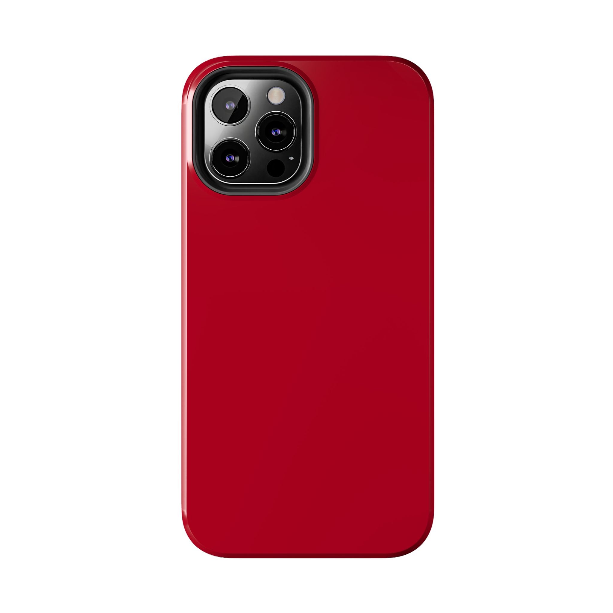 Candy Apple Solid Red iPhone 16 case, cute and stylish phone cover for enhanced protection and aesthetic appeal.