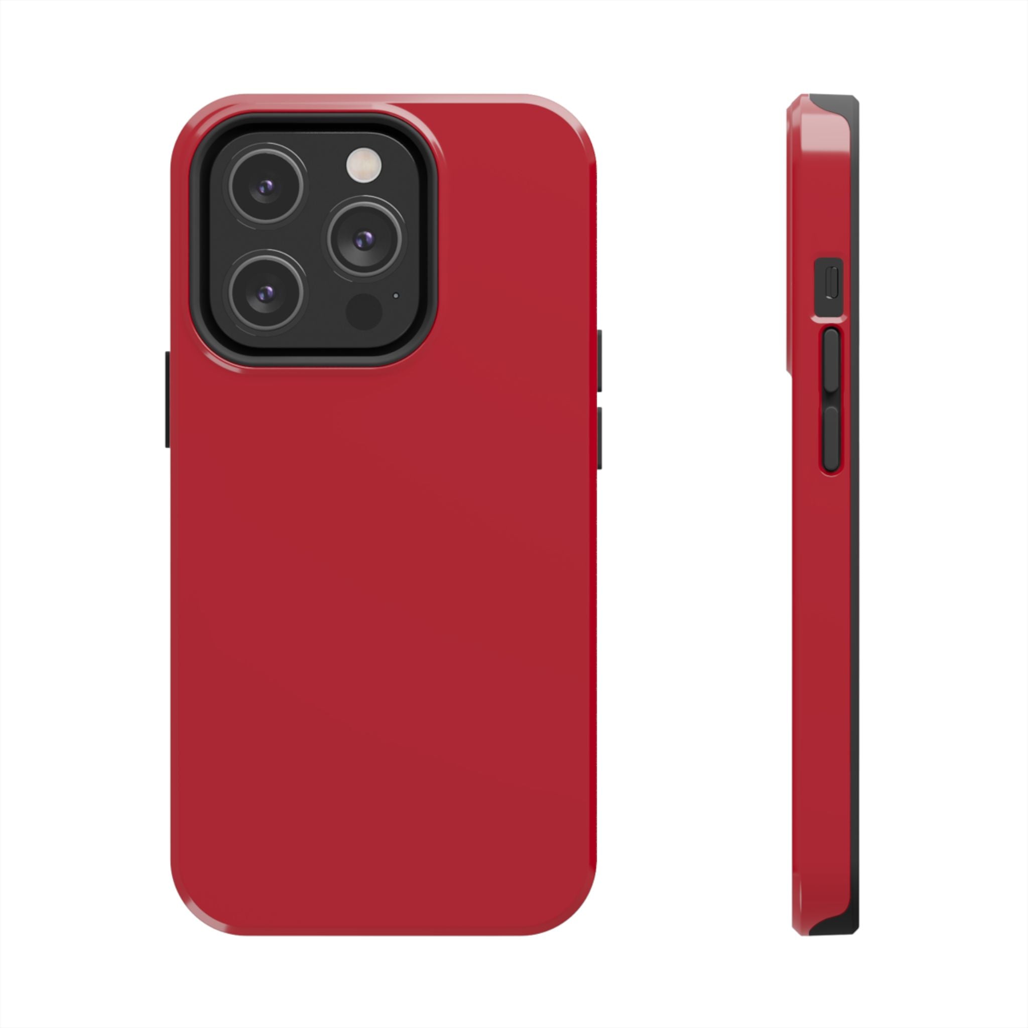 Candy Apple solid red phone case for iPhone 16, stylish and protective cute phone cover.