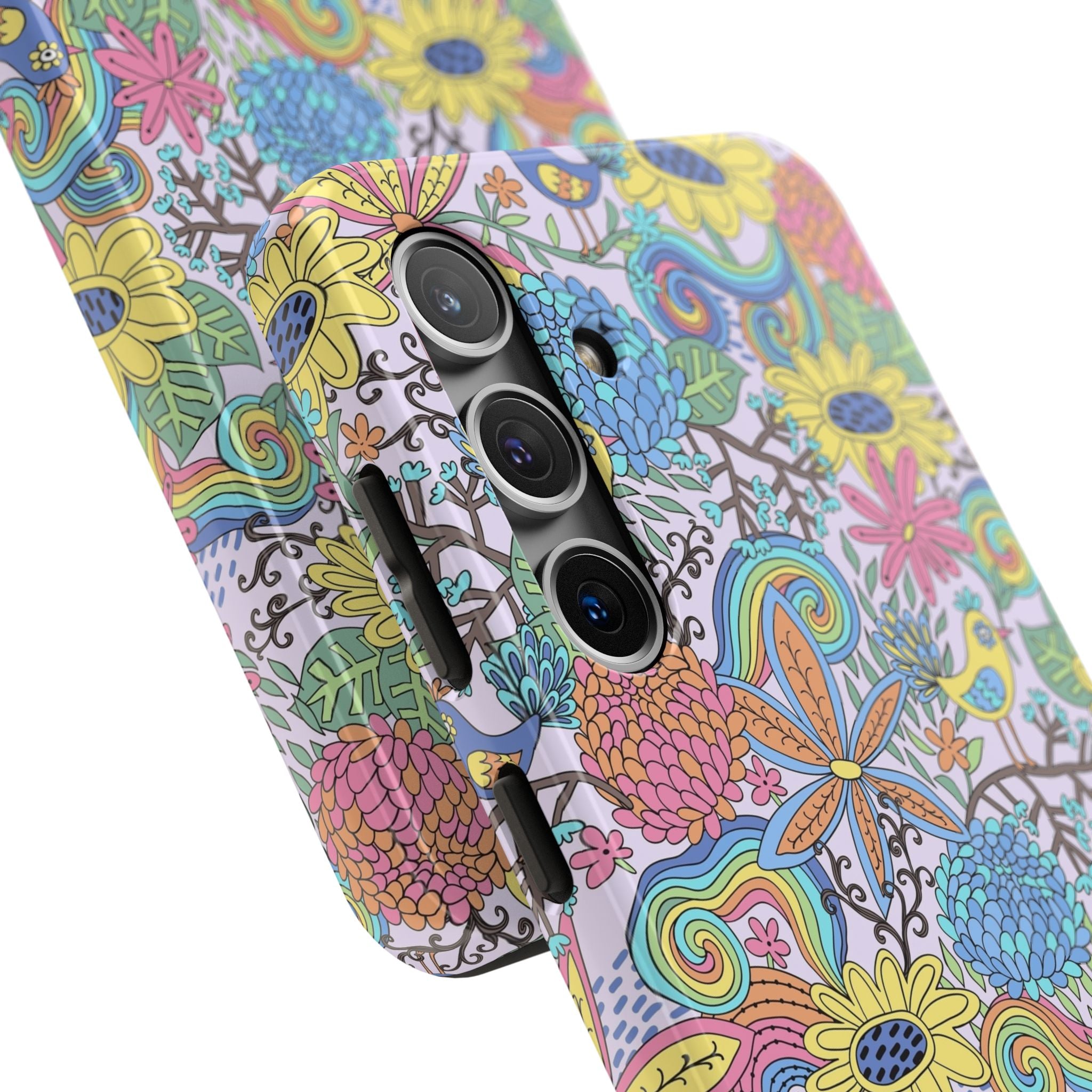 Birdsong Blooms | Retro Floral Case