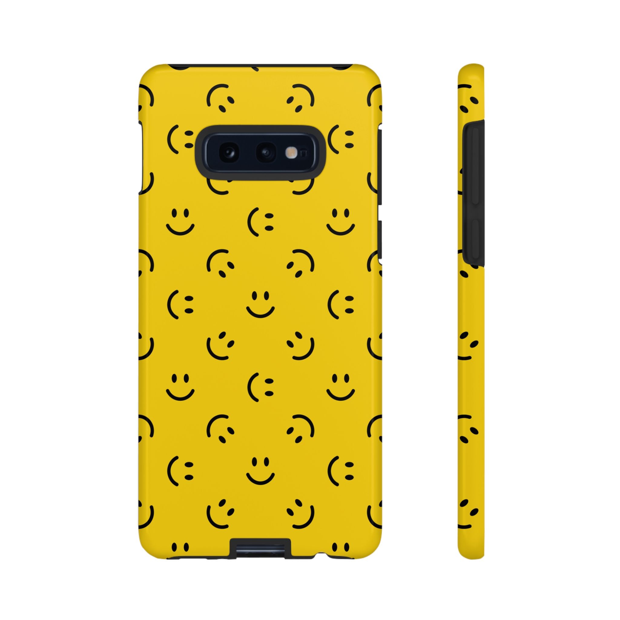 No te preocupes, sé feliz | Estuche sonriente amarillo