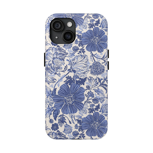 Bloom and Blue - Phone Case For