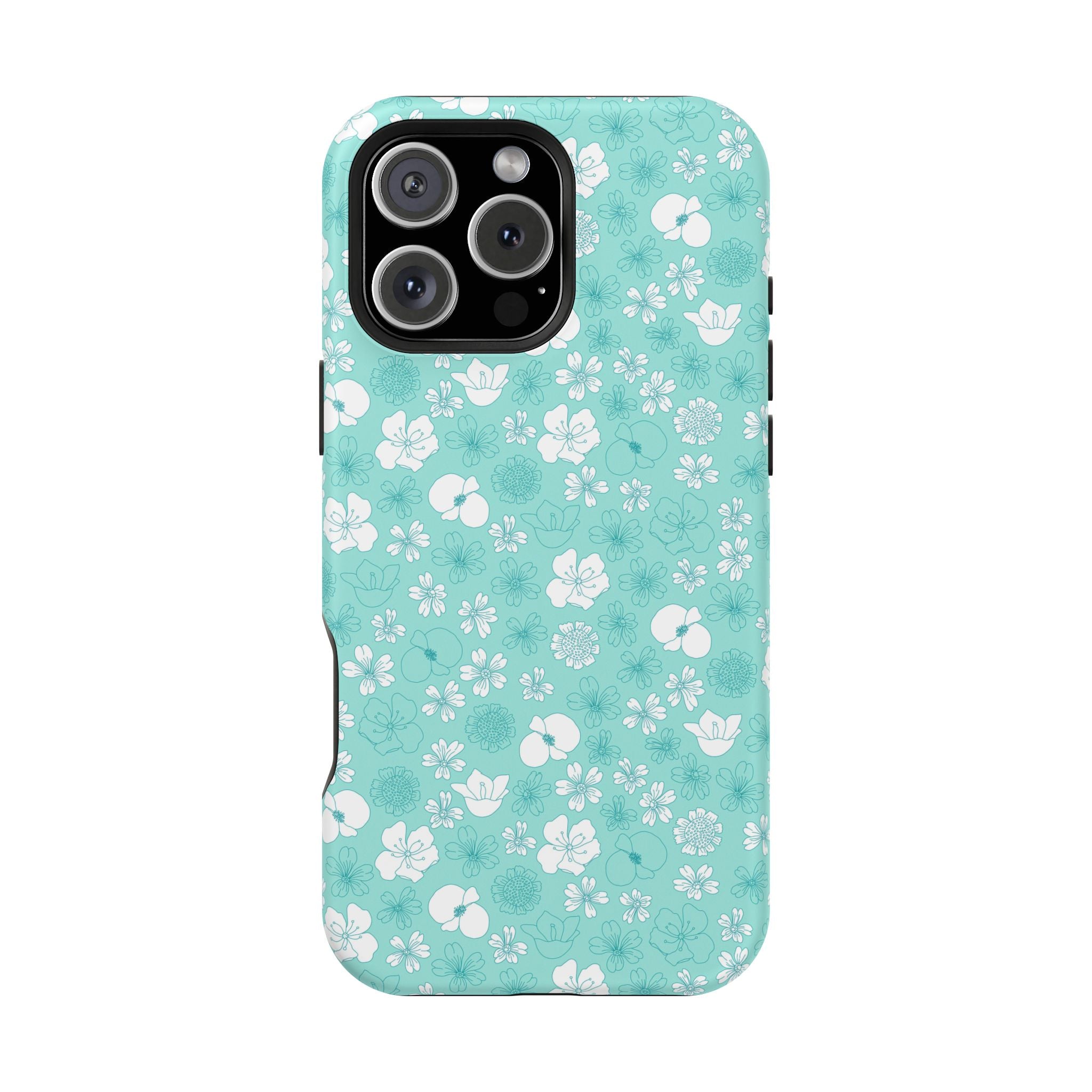 Floral Frost | Teal Floral Case