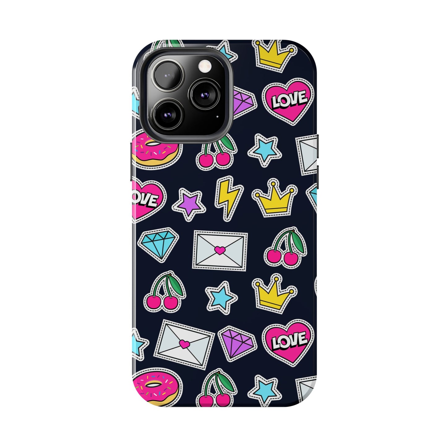 Cute Stickers | Black Case