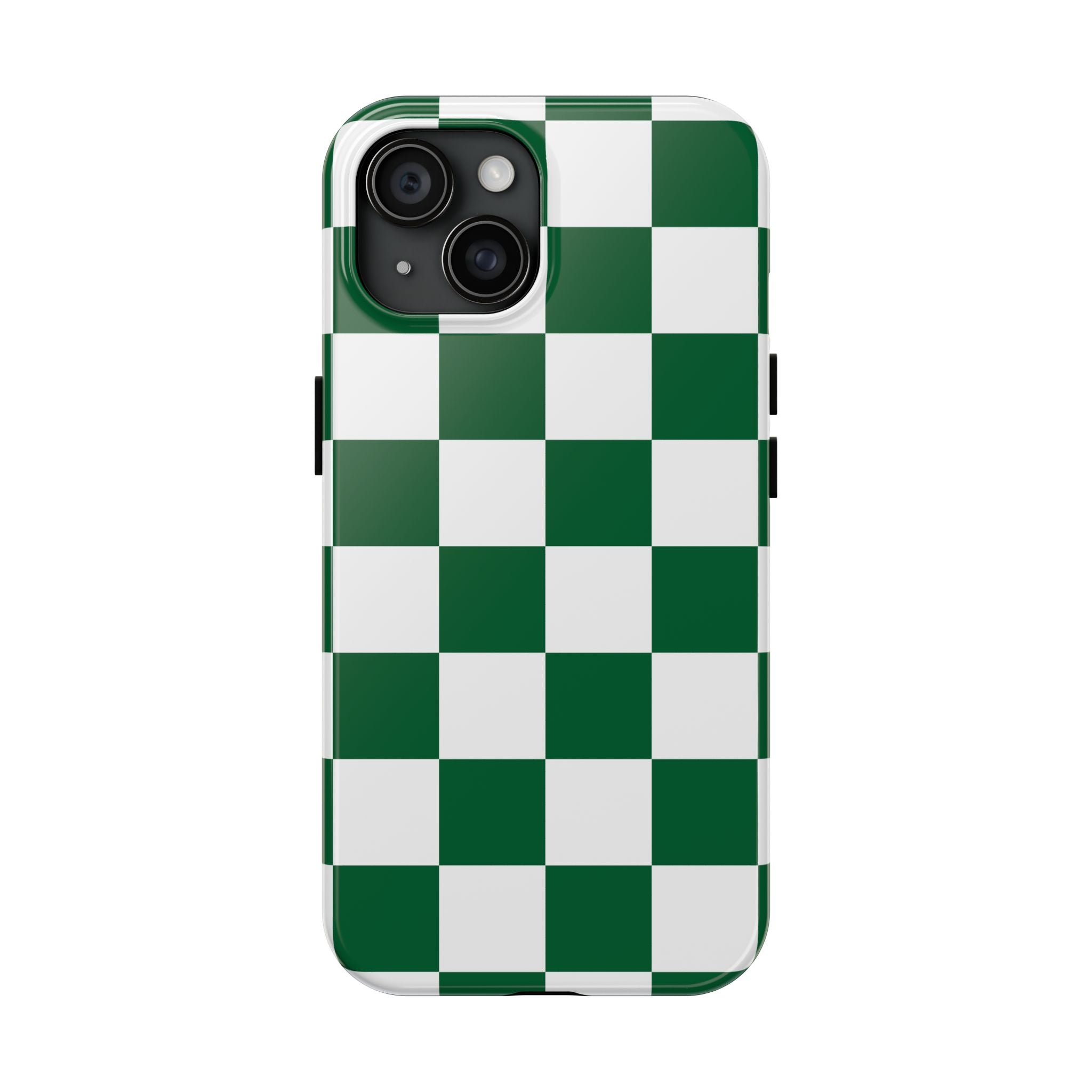 Effortlessly Chic | Green Checkered Case