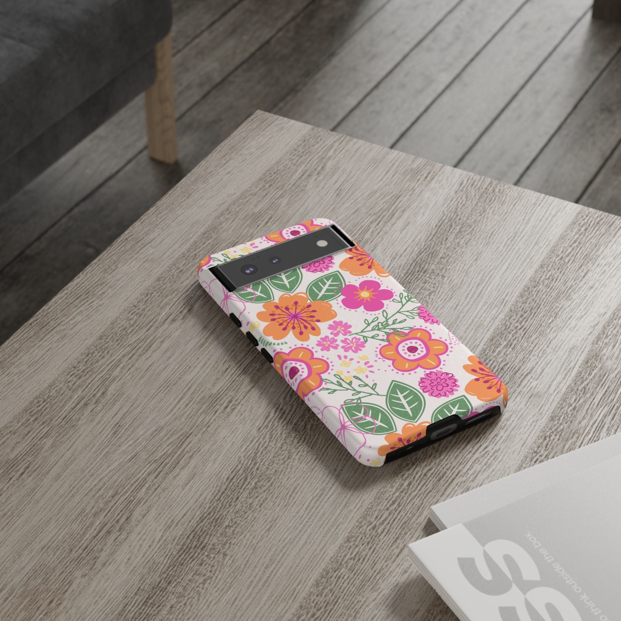 Hola | Estuche floral rosa