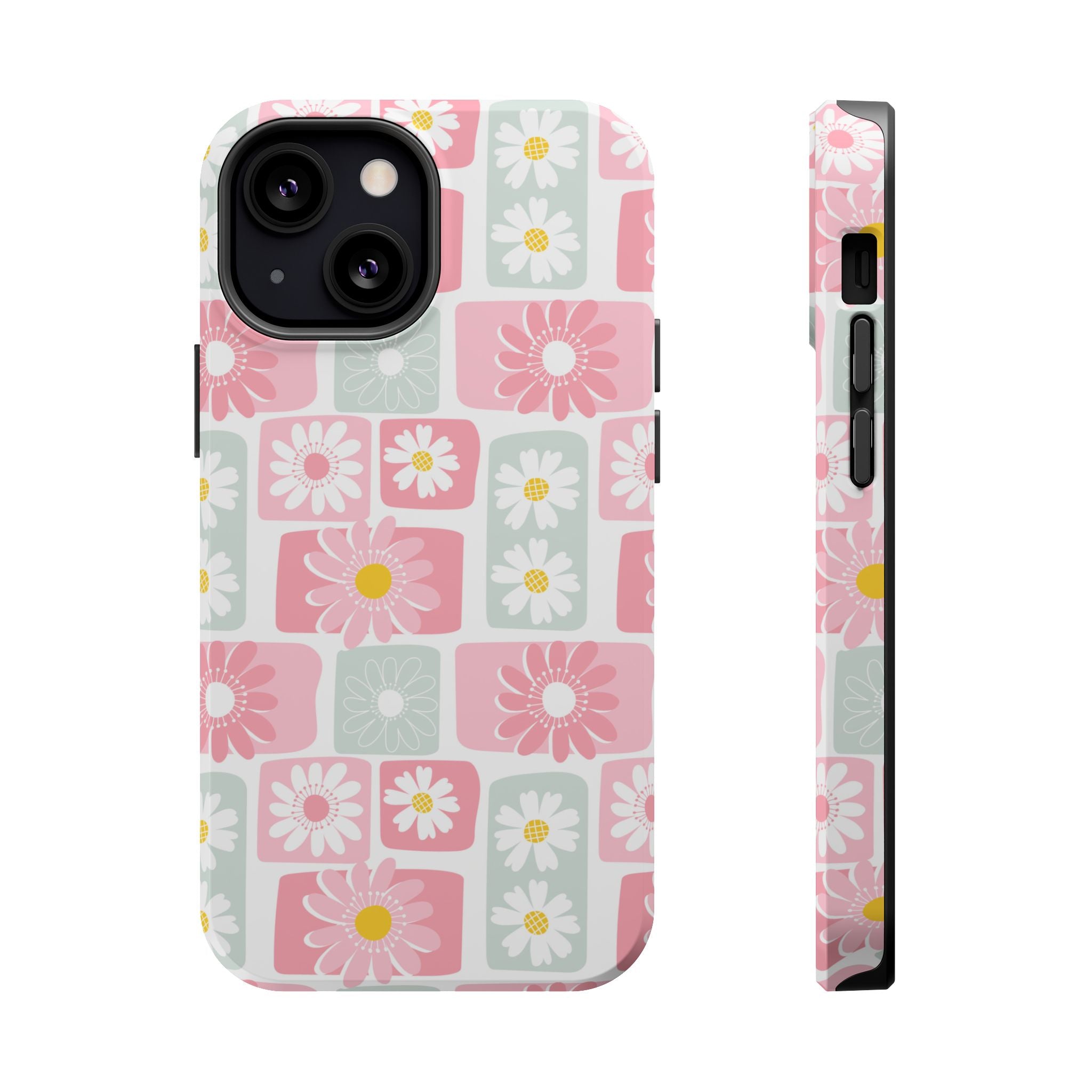 Daisy Craze | Checkered Floral Case