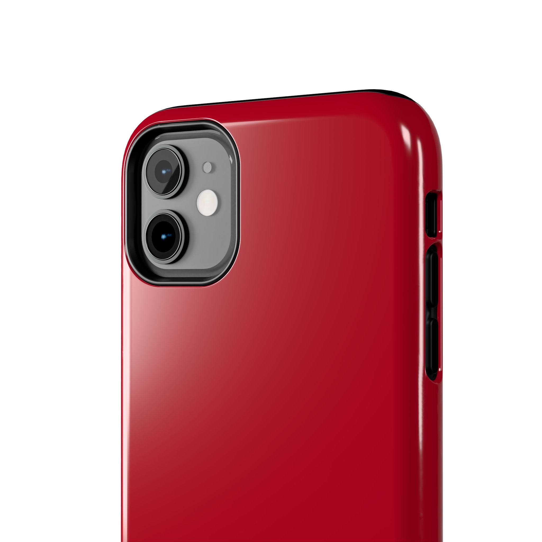 Candy Apple Solid Red iPhone 16 case, cute phone cover for added protection and style