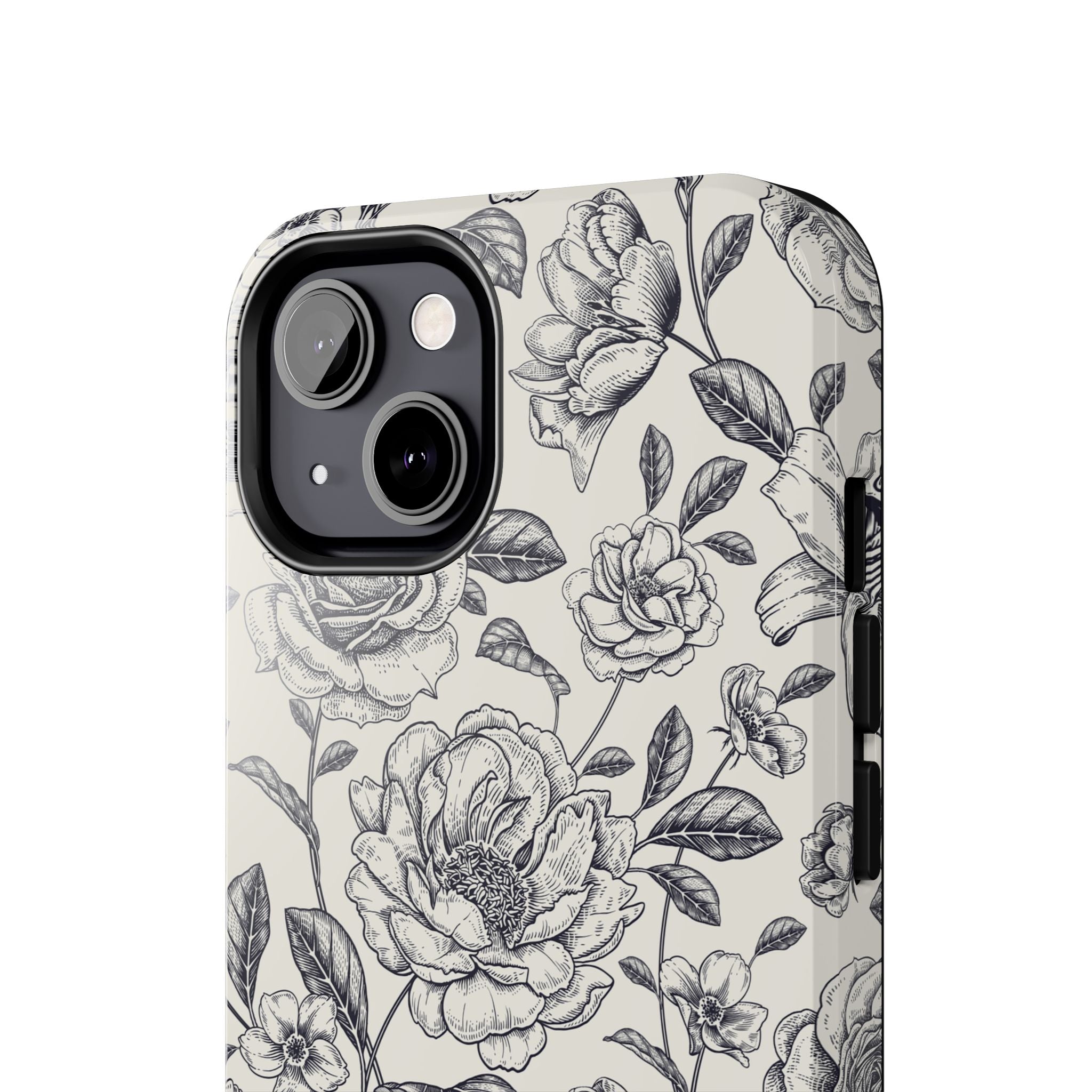 Vintage Memories | Black Flower Case