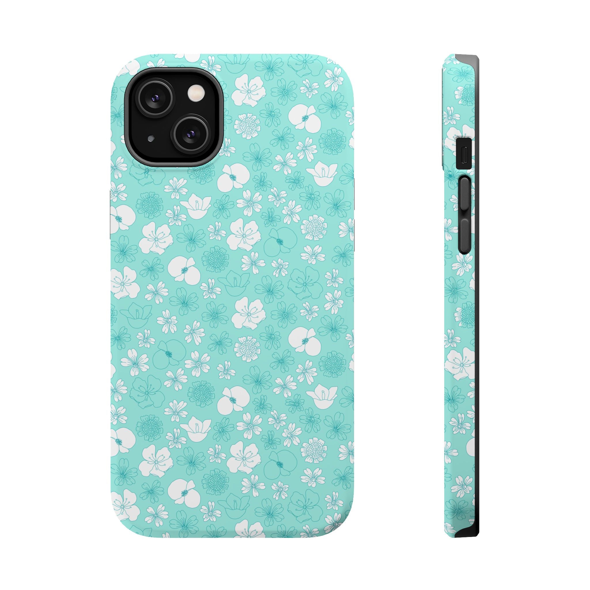 Floral Frost | Teal Floral Case