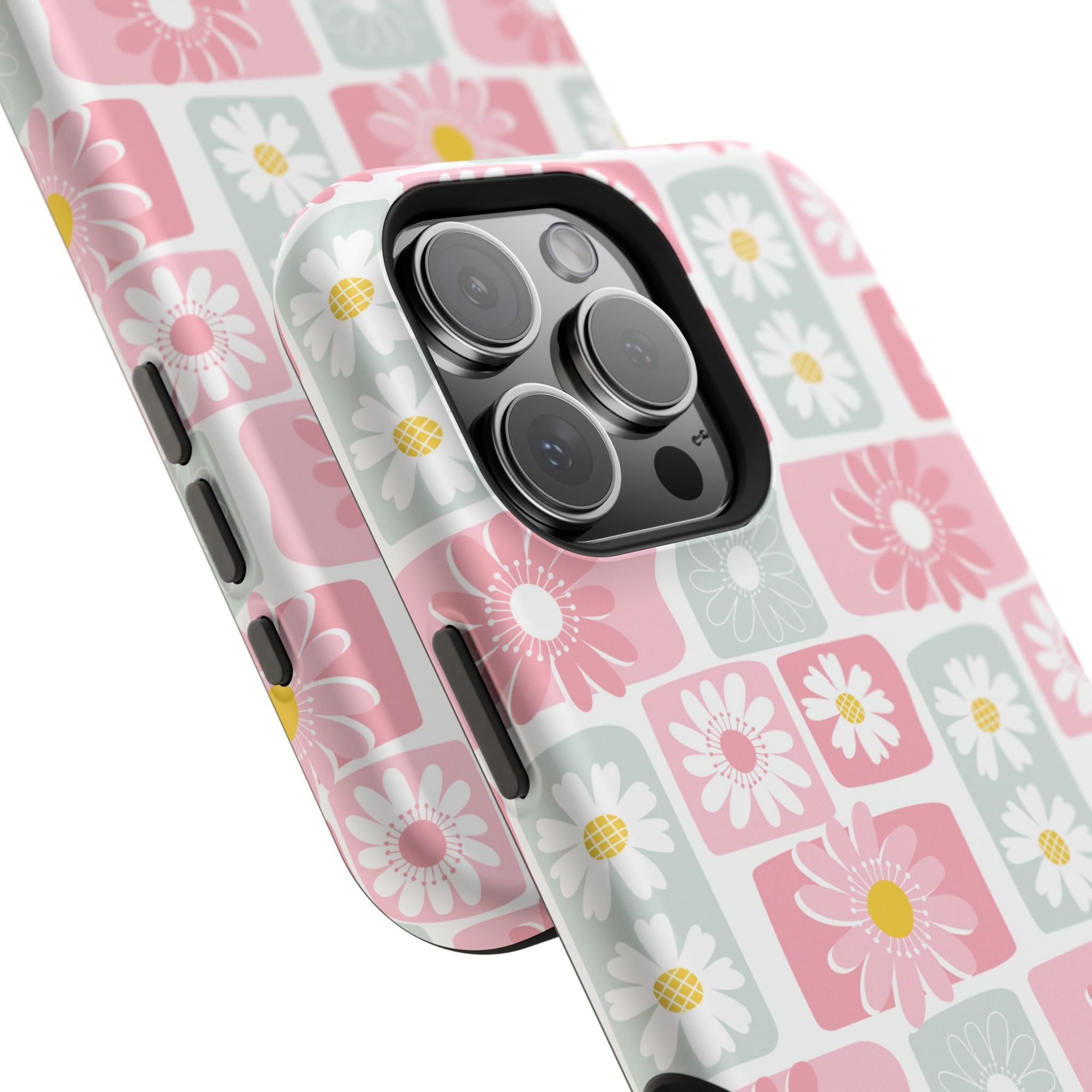 Daisy Craze | Checkered Floral Case