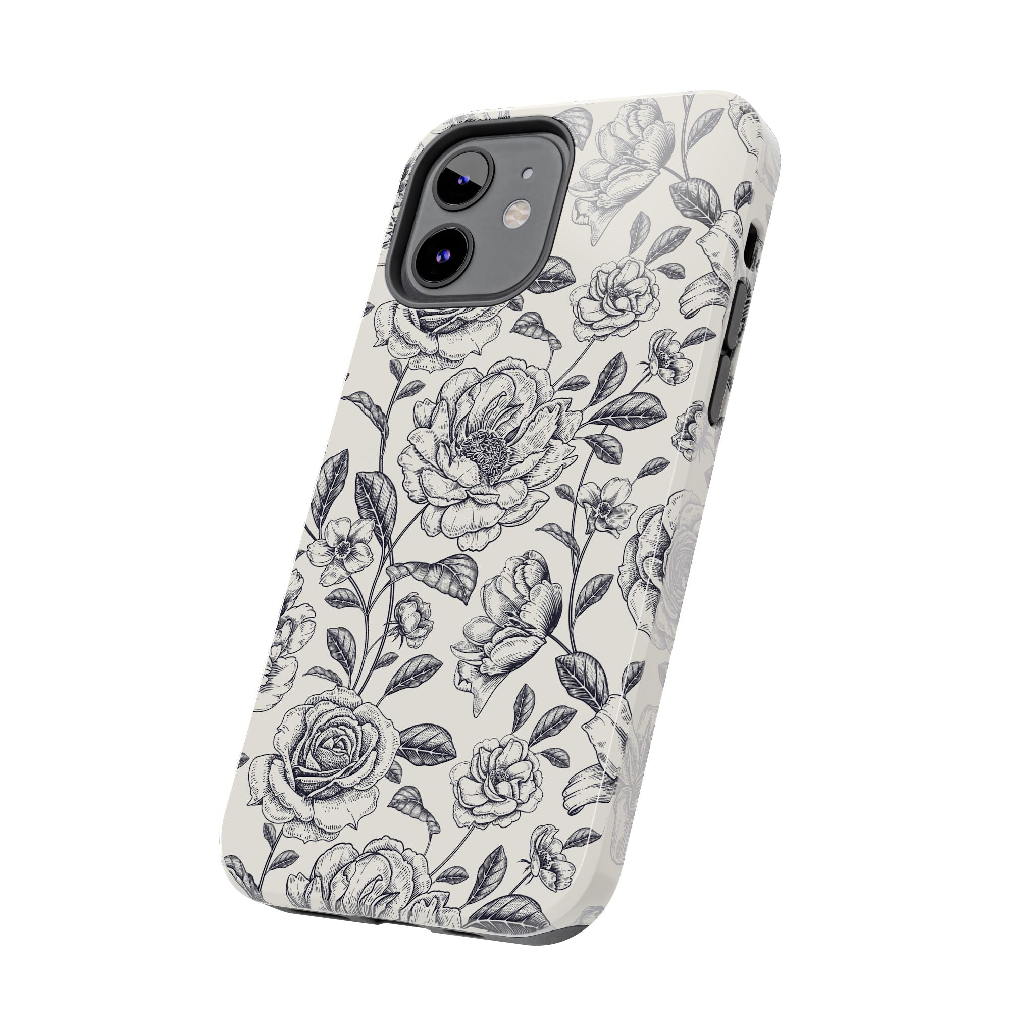 Vintage Memories | Black Flower Case