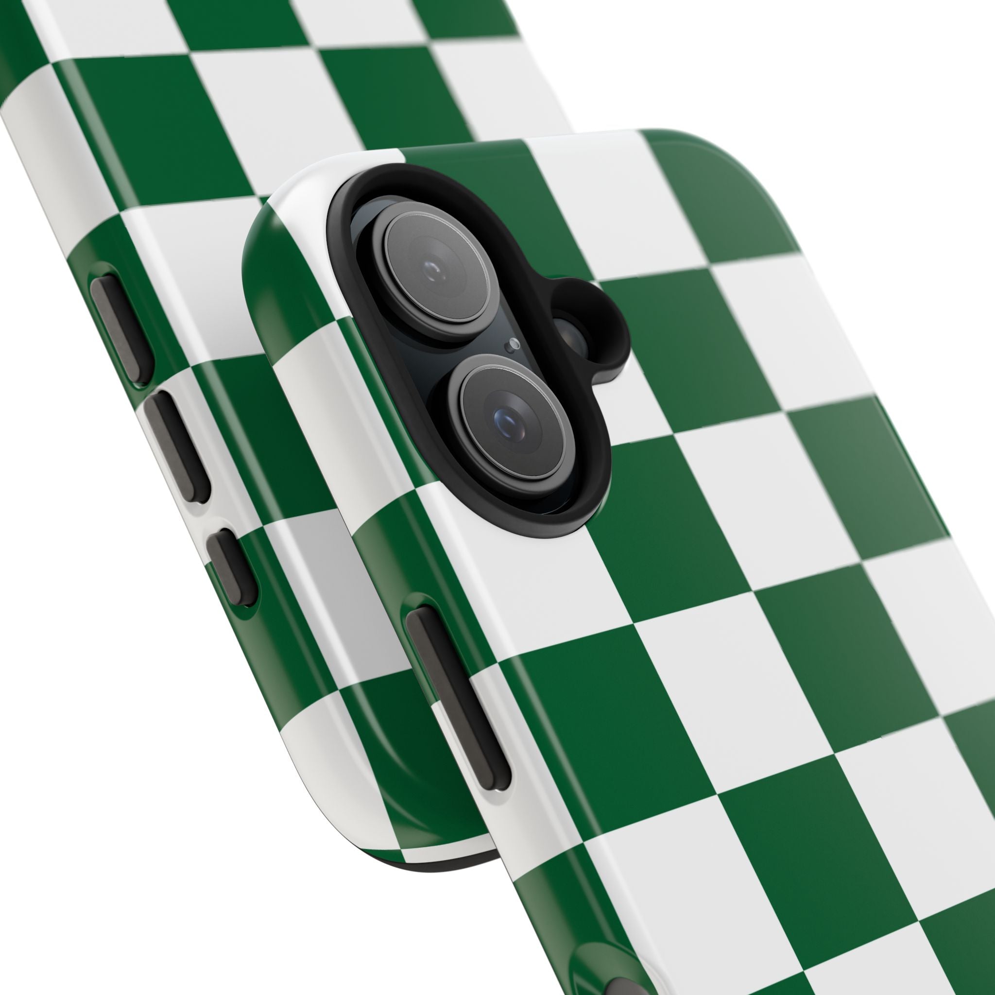 Effortlessly Chic | Green Checkered Case