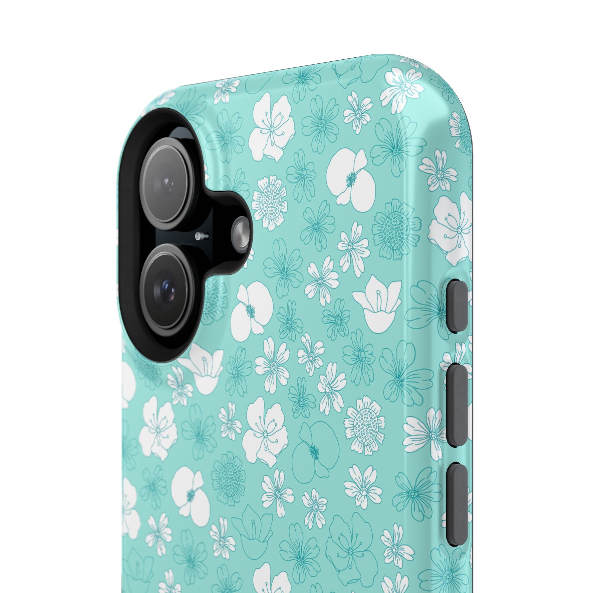 Floral Frost | Teal Floral Case