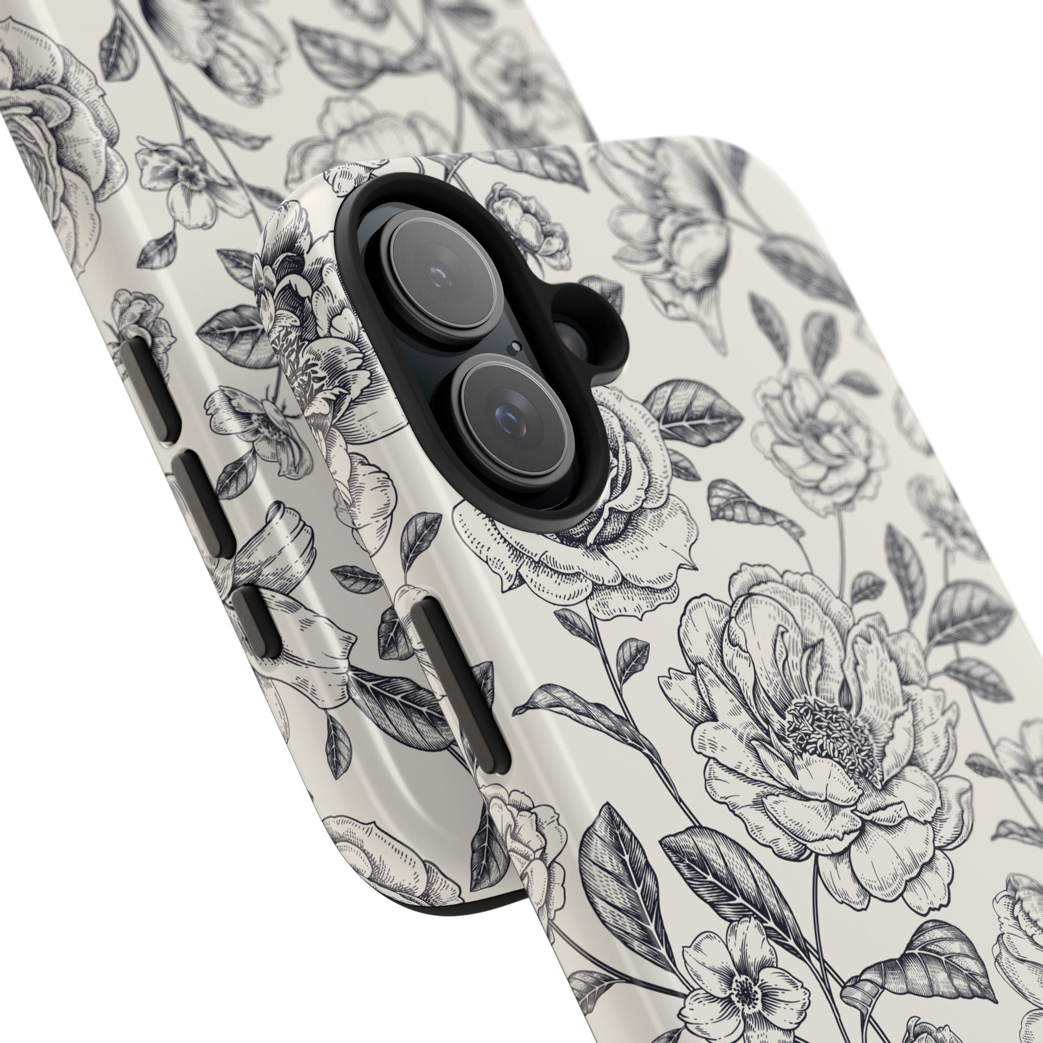 Vintage Memories | Black Flower Case