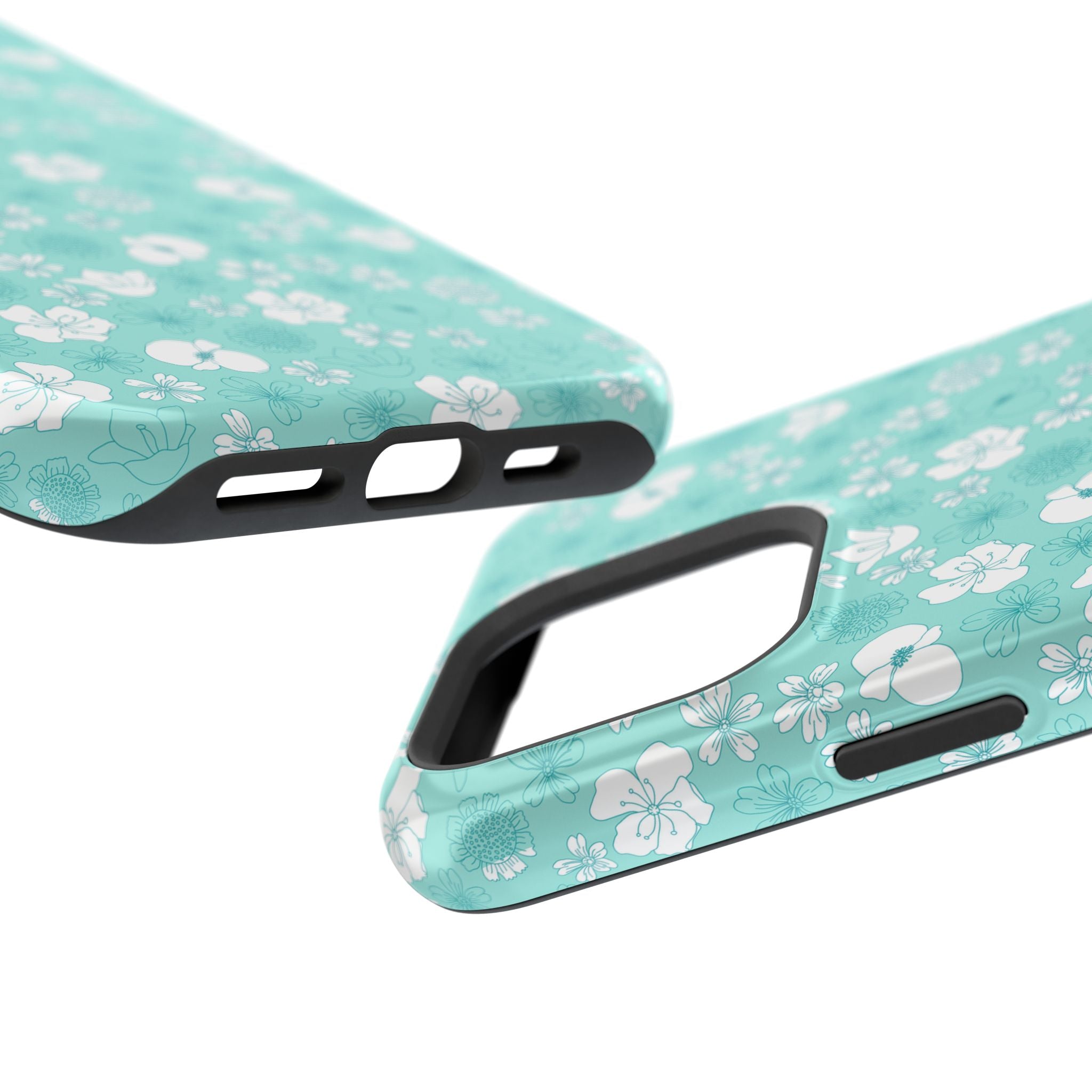 Floral Frost | Teal Floral Case