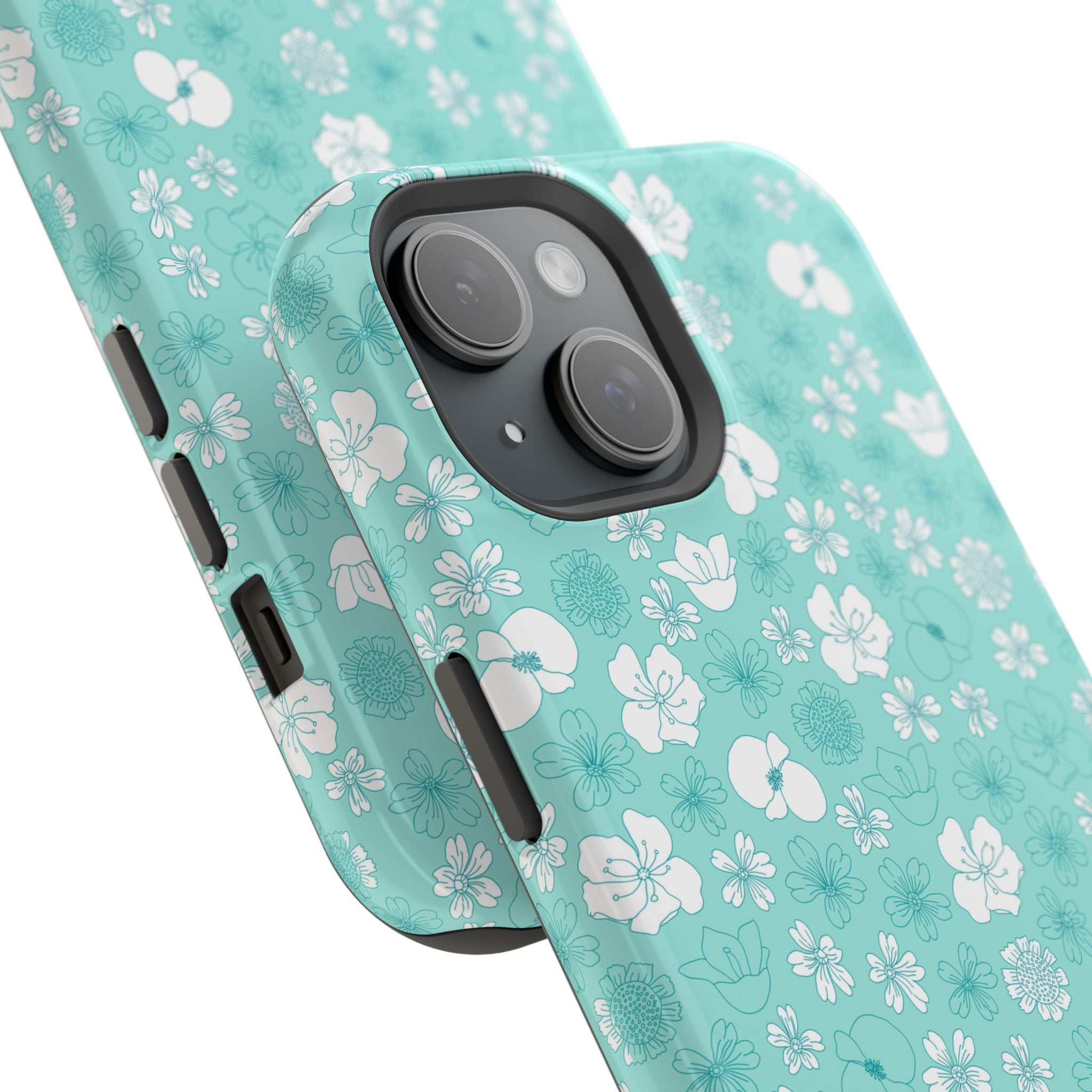 Floral Frost | Teal Floral Case