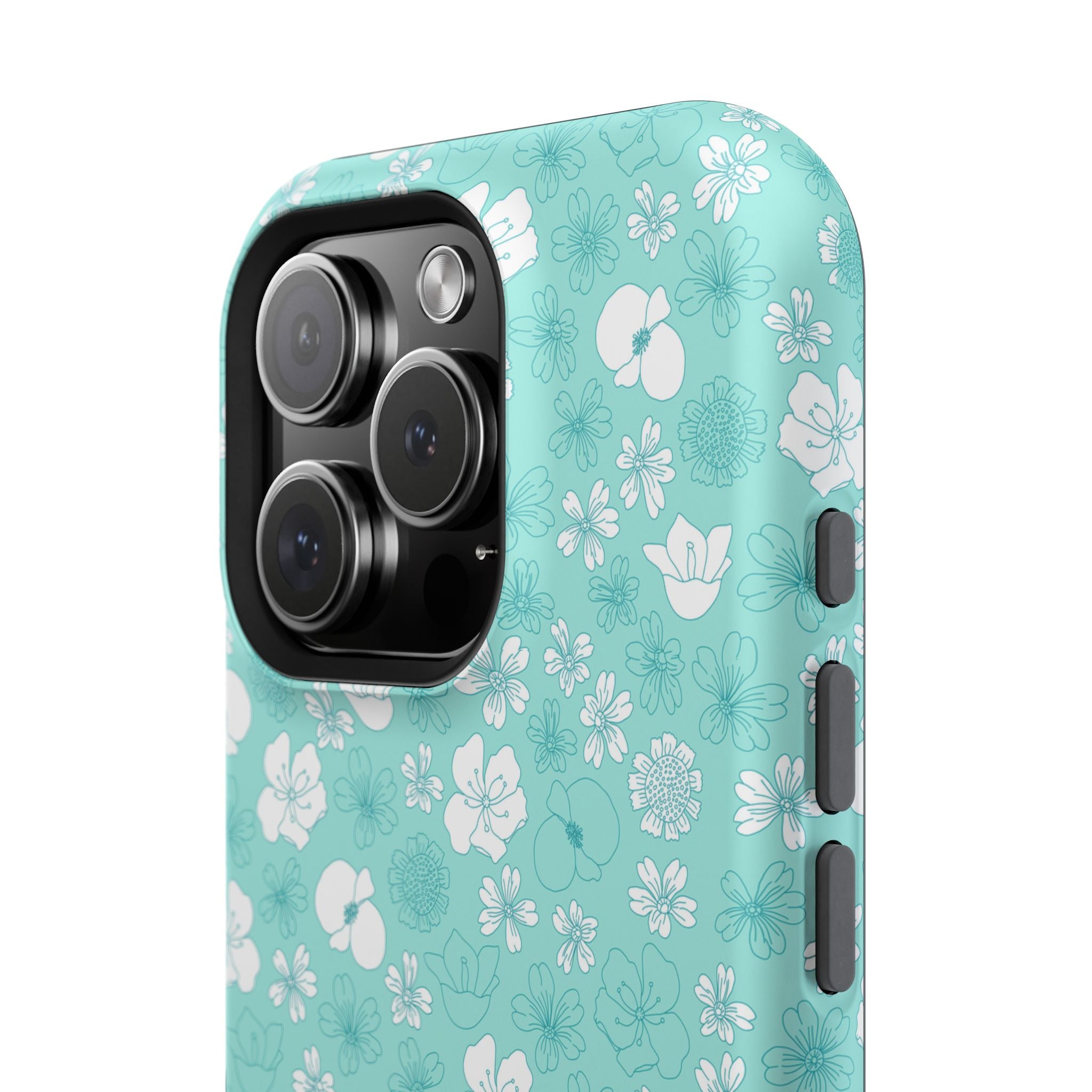 Floral Frost | Teal Floral Case