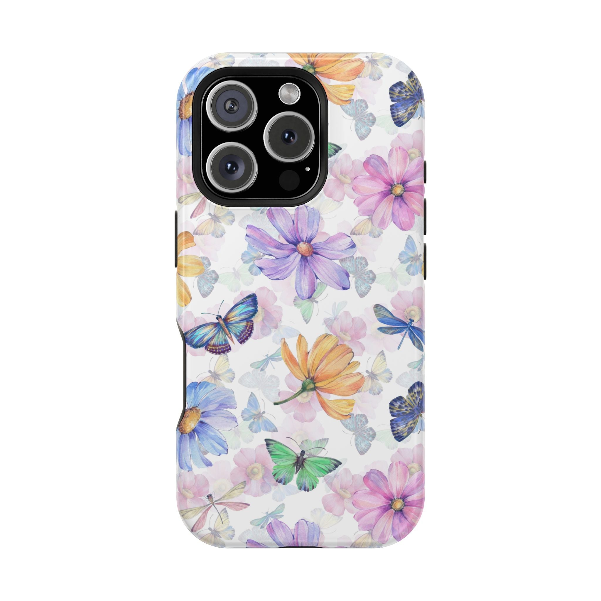 Fluttering Blooms | Watercolor Butterfly Case