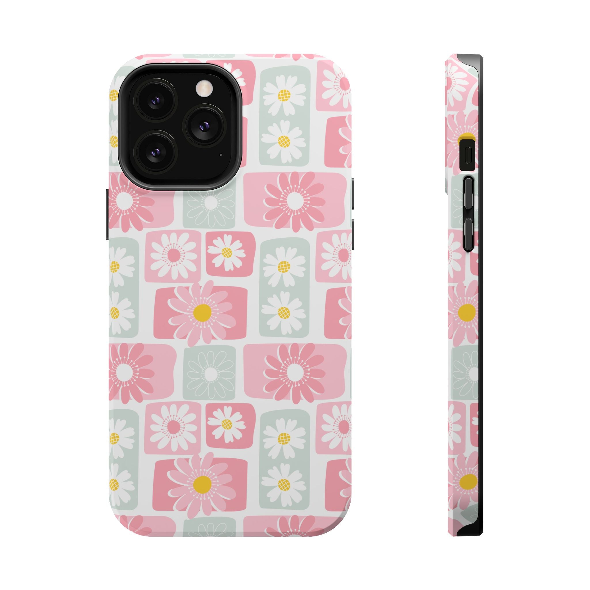 Daisy Craze | Checkered Floral Case