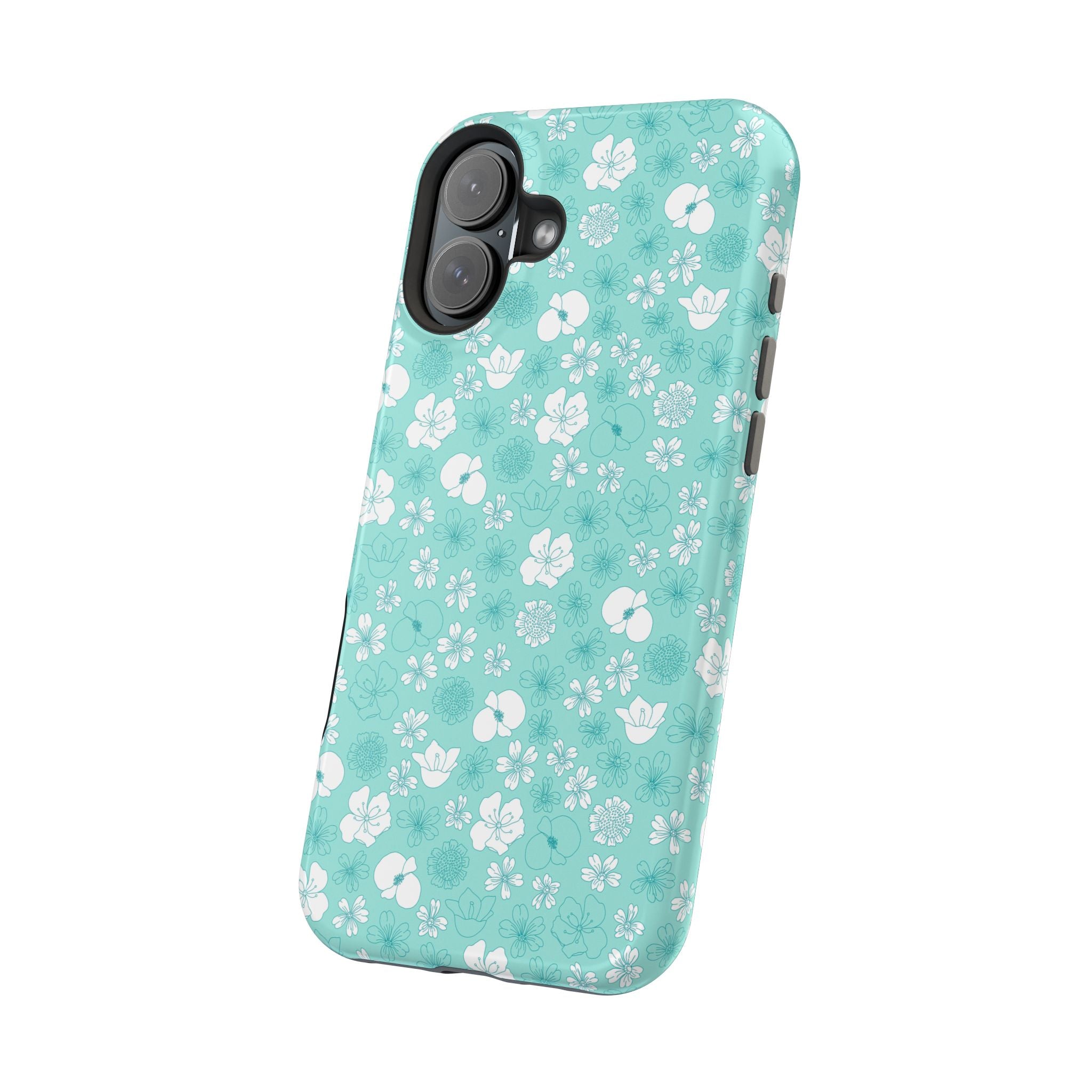 Floral Frost | Teal Floral Case