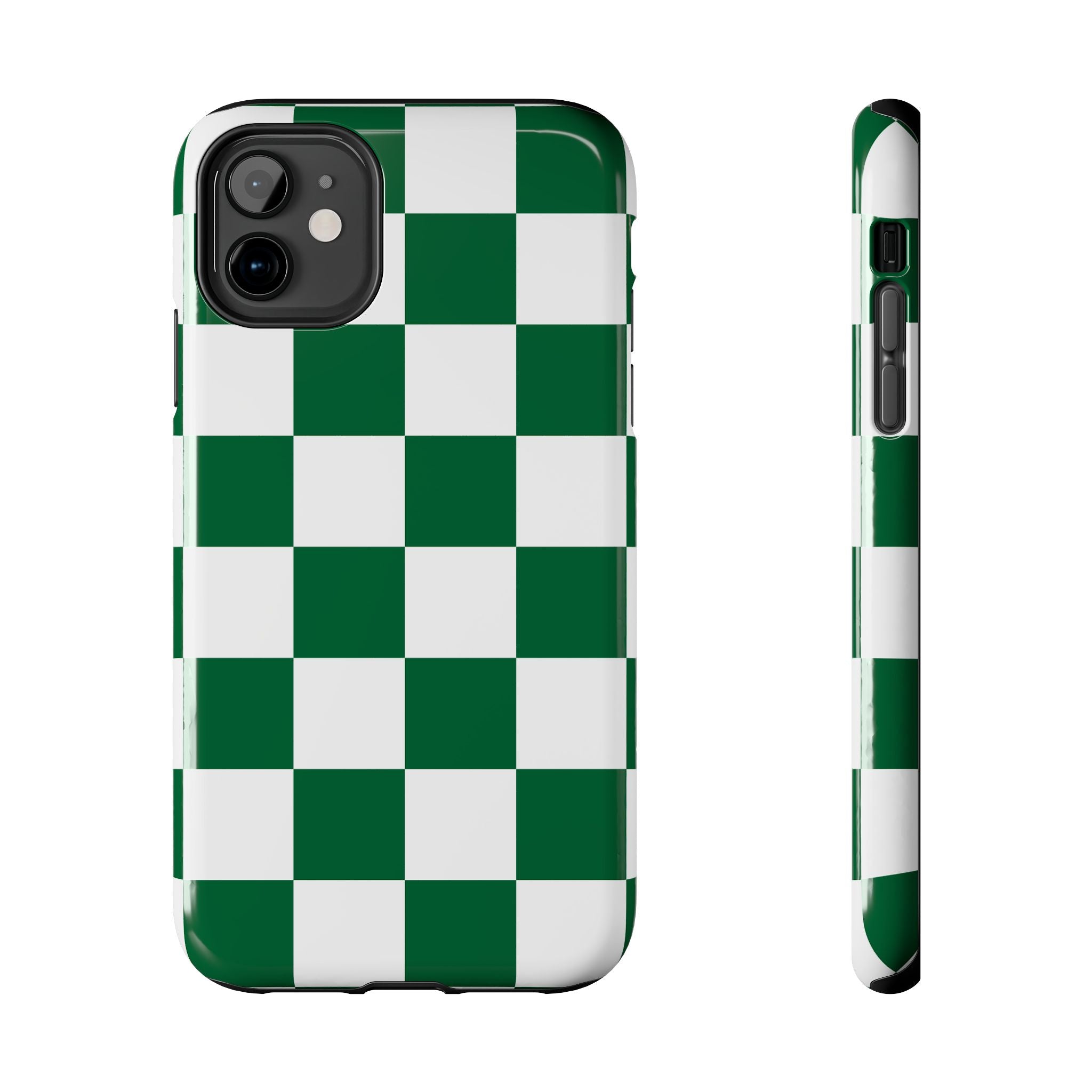 Effortlessly Chic | Green Checkered Case