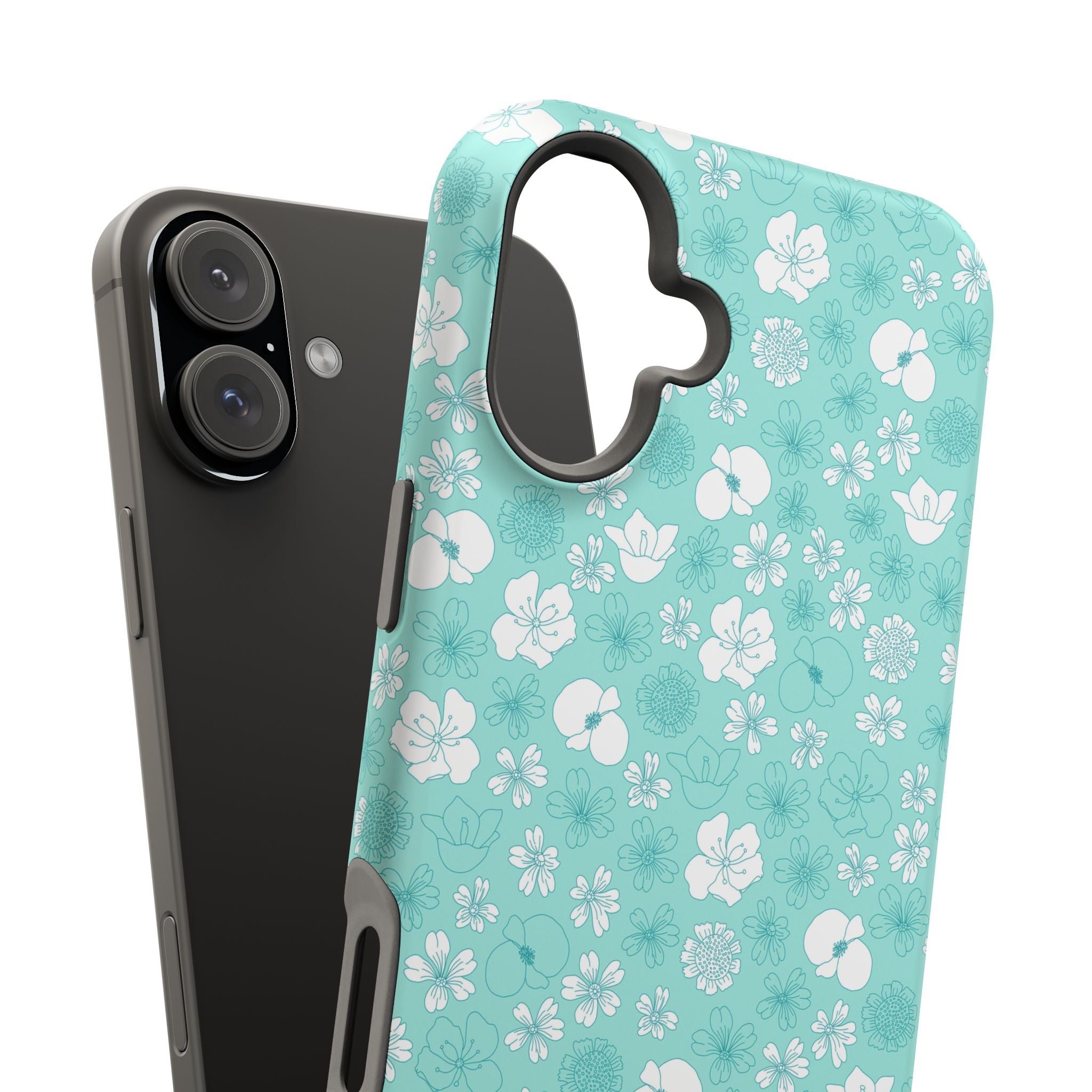 Floral Frost | Teal Floral Case