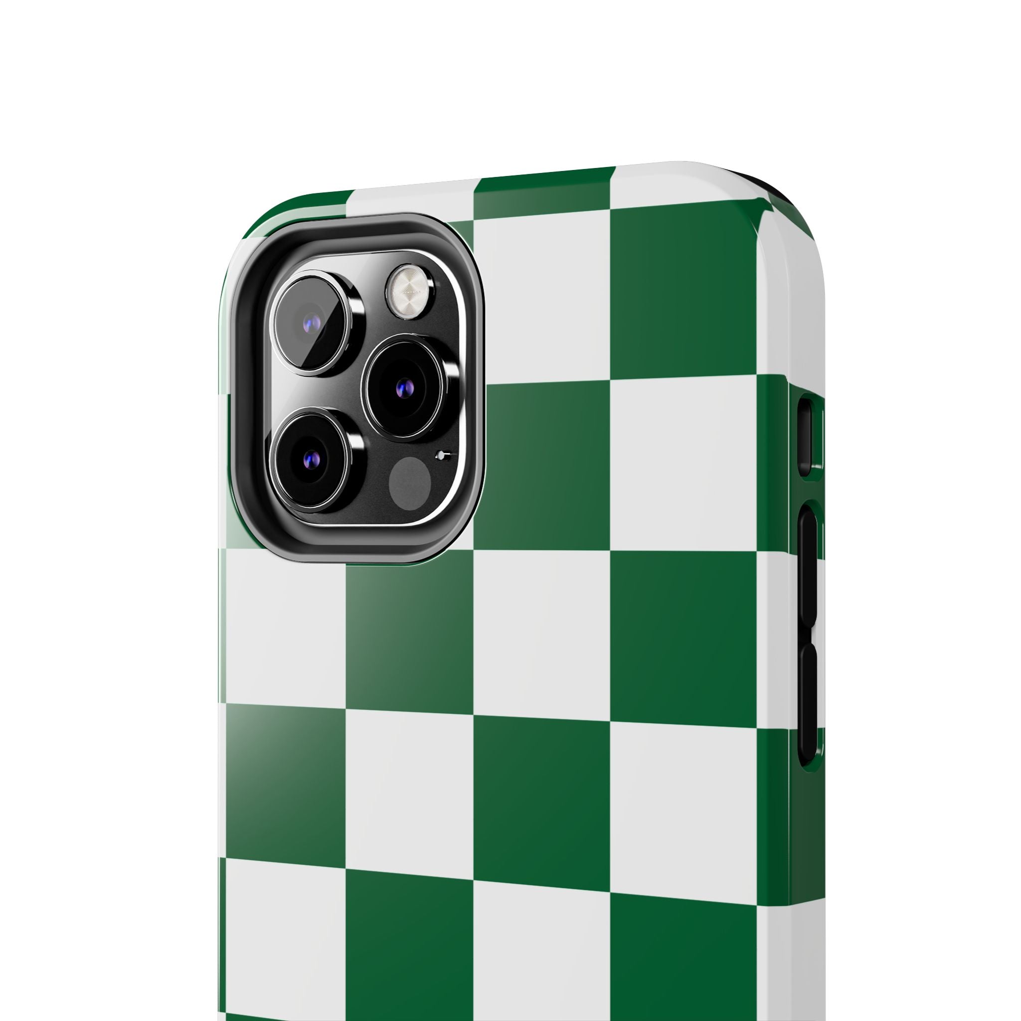 Effortlessly Chic | Green Checkered Case