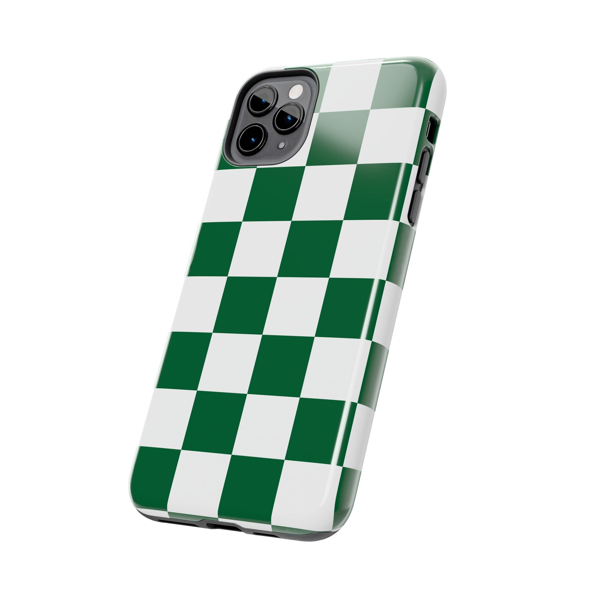 Effortlessly Chic | Green Checkered Case