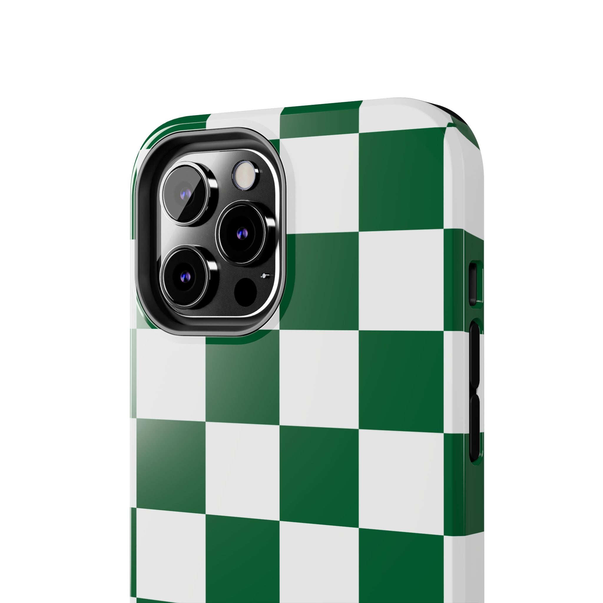 Effortlessly Chic | Green Checkered Case