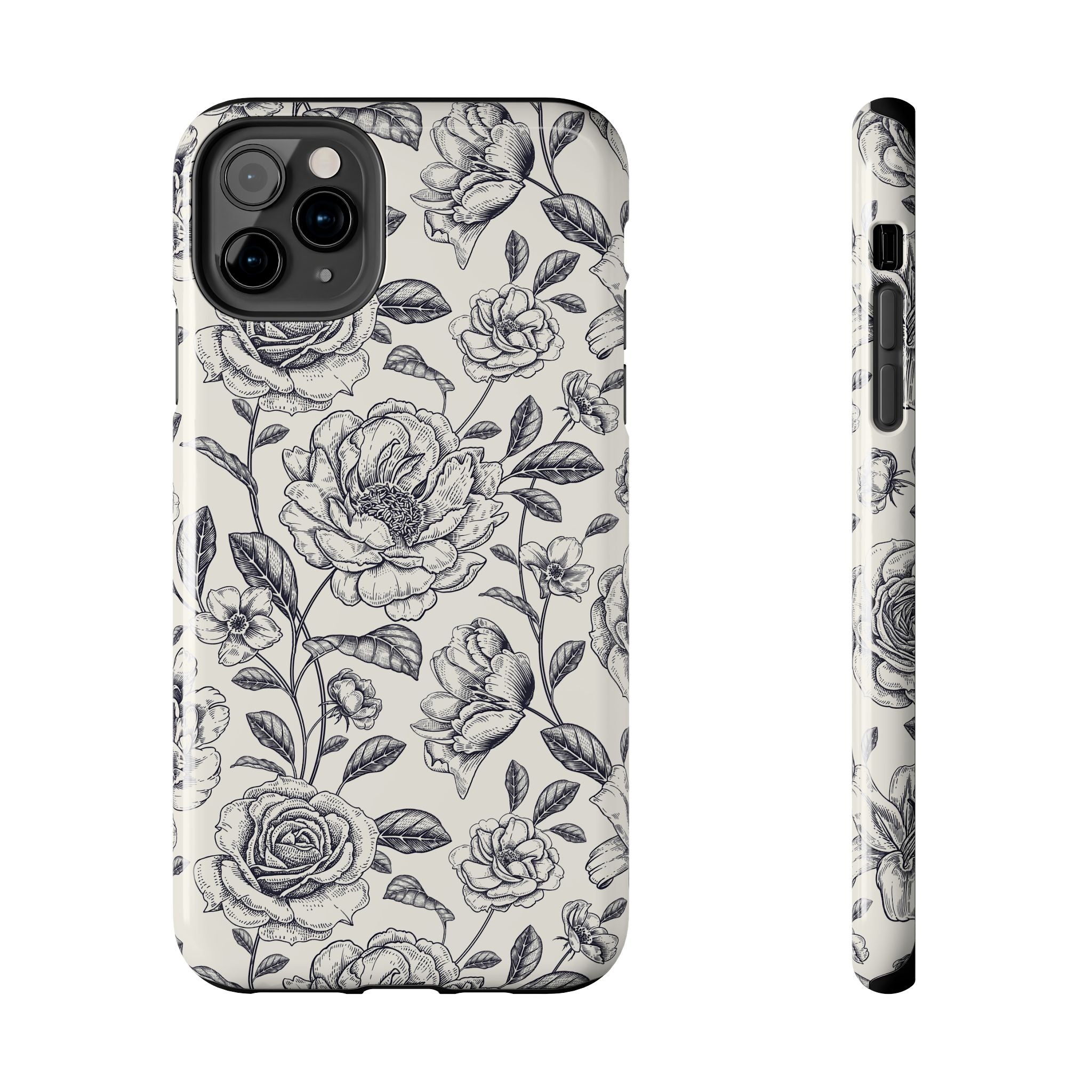 Vintage Memories | Black Flower Case