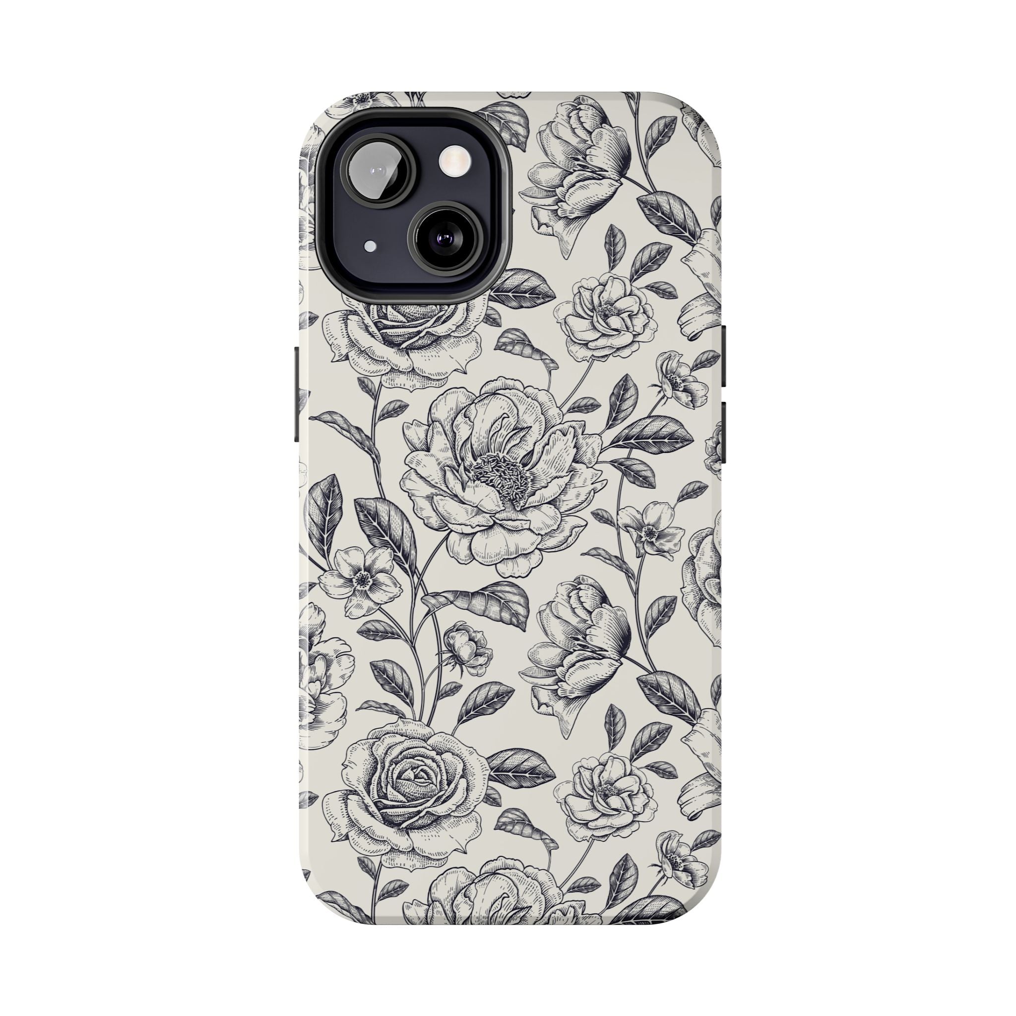 Vintage Memories | Black Flower Case