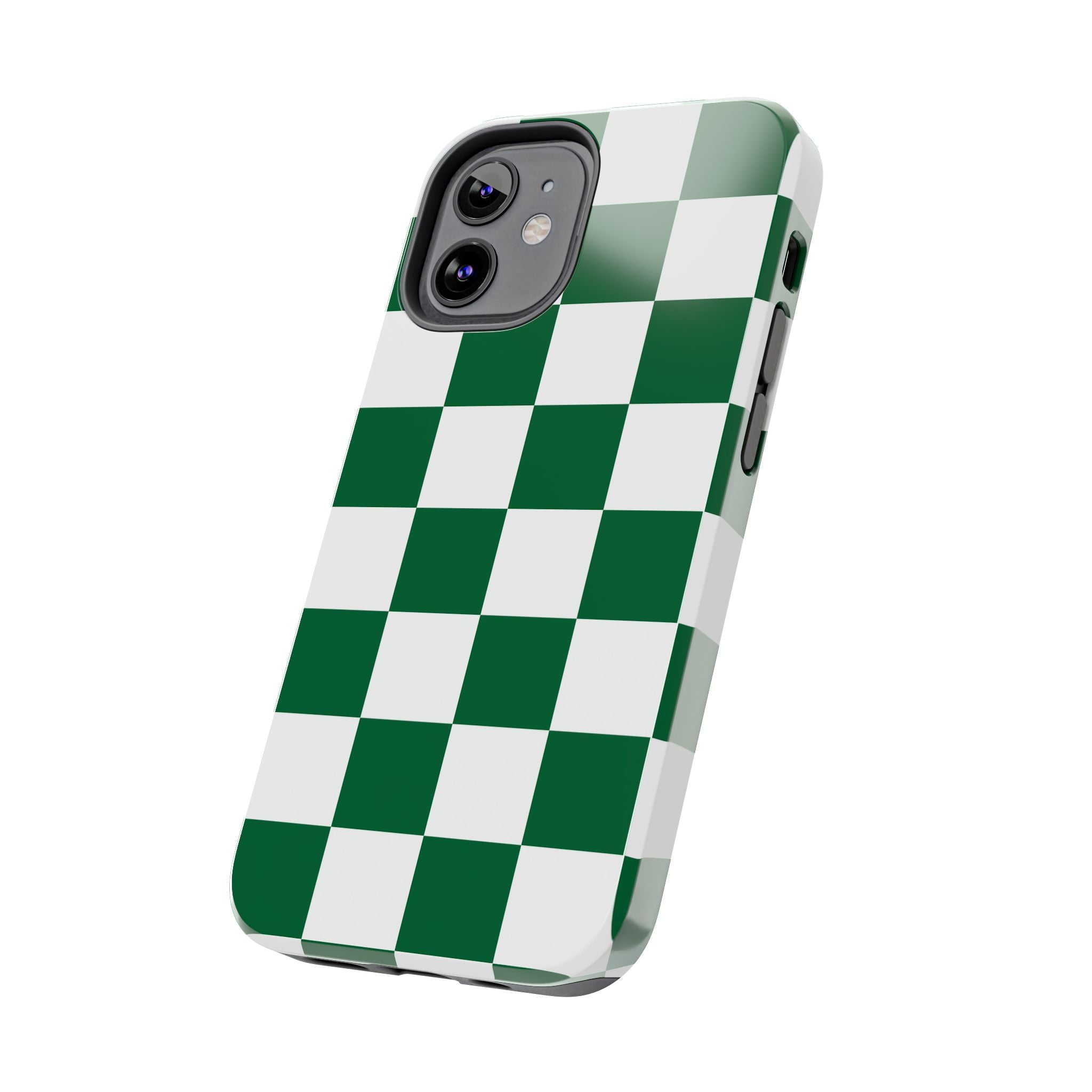 Effortlessly Chic | Green Checkered Case