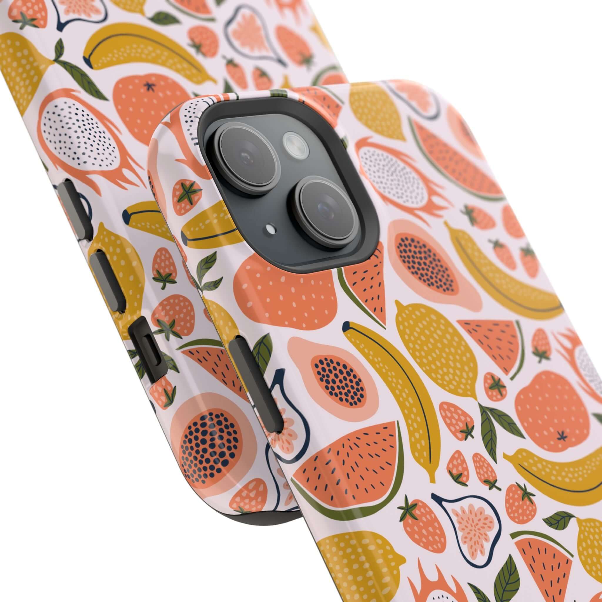 Cute iPhone 14 Tropical Fruit Case, Playful Summer Phone Cover with Free Shipping.