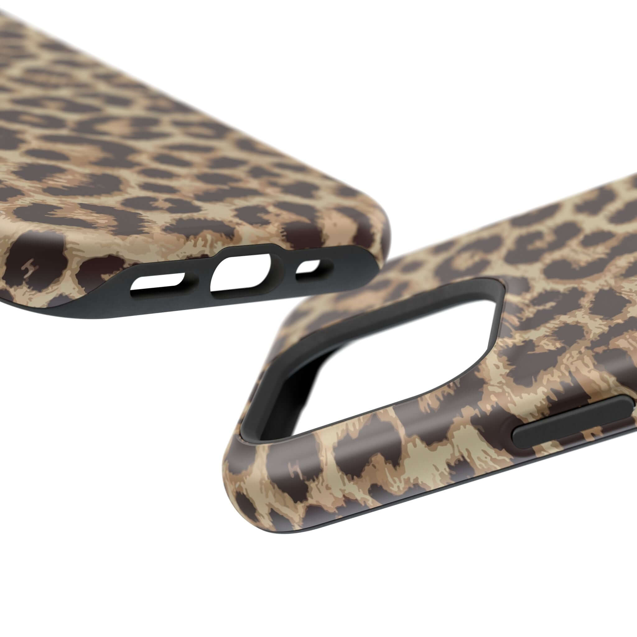 Stylish Savannah Rush Cheetah Case with bold animal print for iPhone 16, featuring MagSafe compatibility and durable protection.