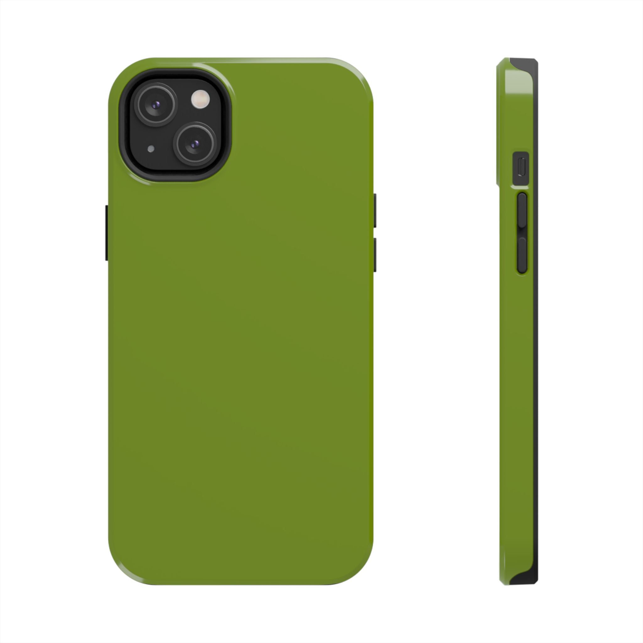 Cute solid green Matcha Tea iPhone case offering stylish protection; perfect floral phone case accessory for iPhone users.