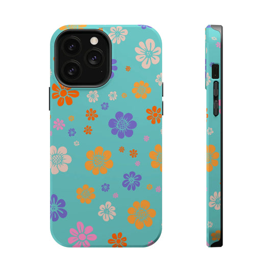 Floral Blue Mirage MagSafe - Phone Case For