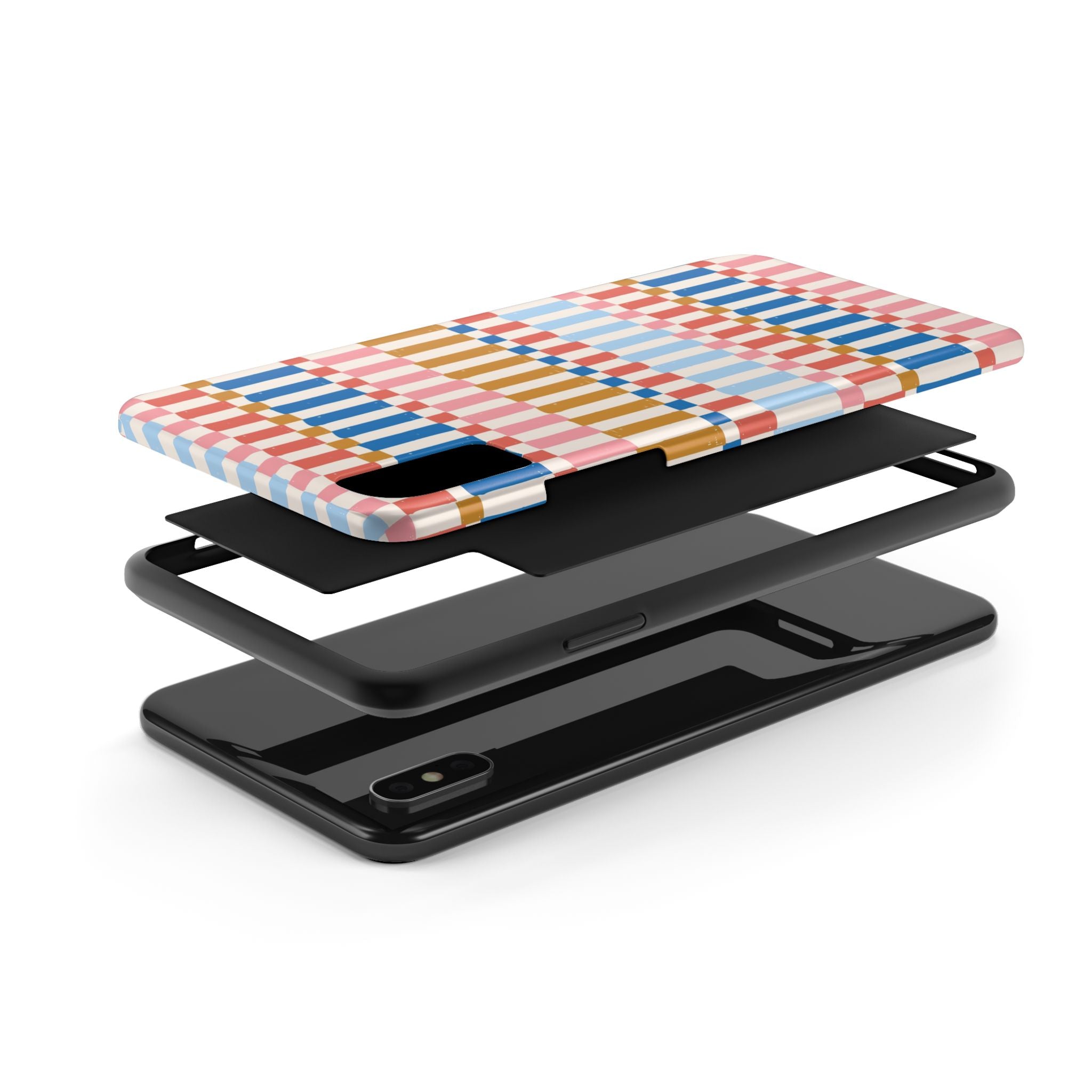 Colorwave Stripes vintage drawing cute iPhone case cover showcasing vibrant stripes and sleek design for stylish iPhone protection.